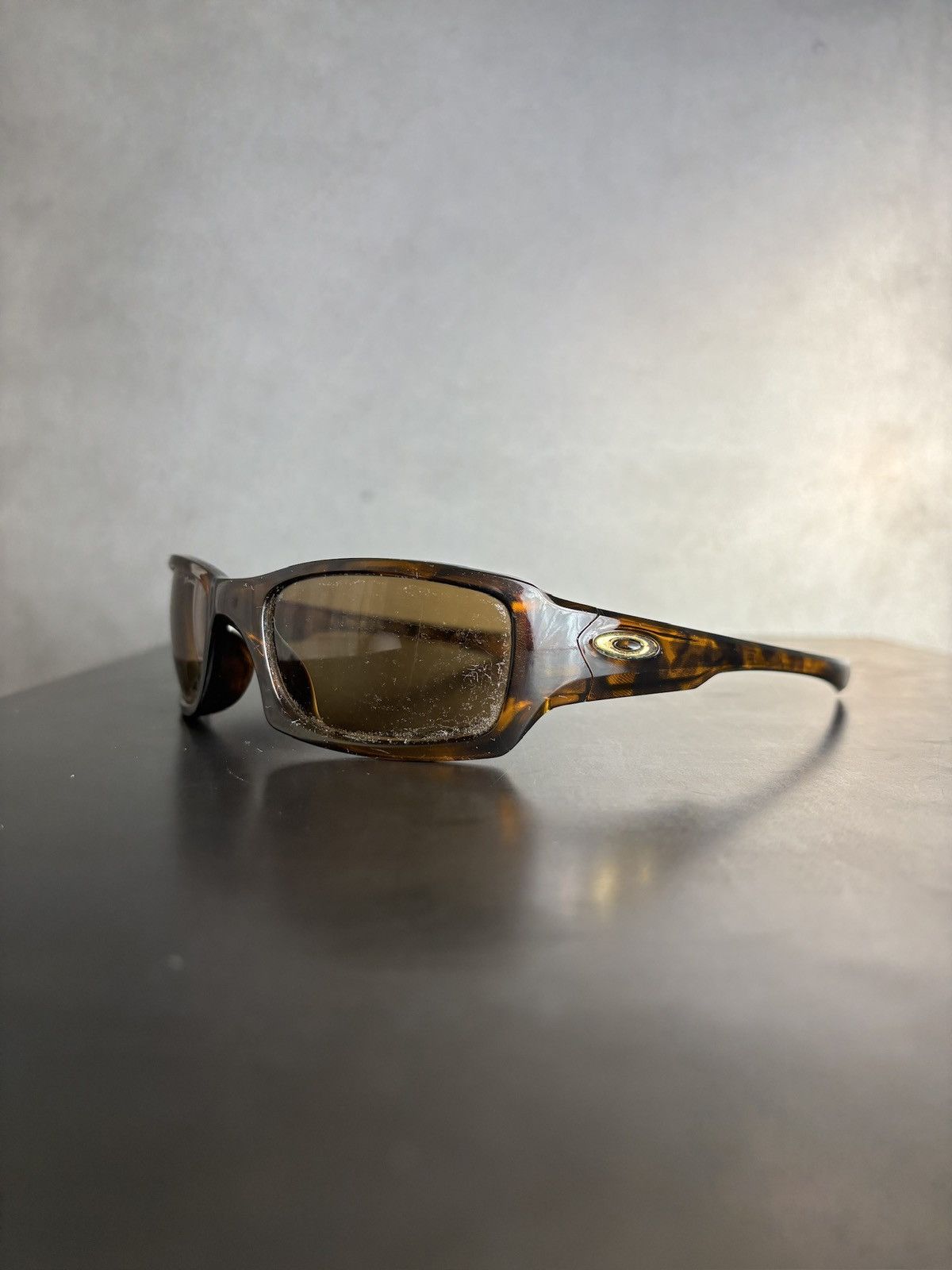 Vintage 2000s Vintage Sport Sunglasses Oakley Five Style 5 Wrap Race Size ONE SIZE - 3 Thumbnail