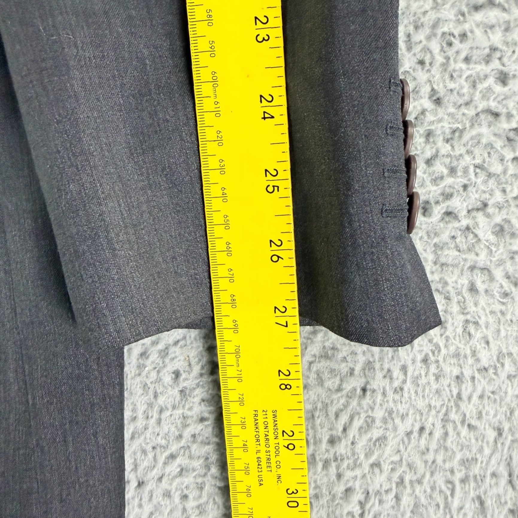 Ermenegildo Zegna Ermenegildo Zegna Blazer Jacket Mens Size 46 Gray Wool Silk Italy Blazer Coat Milestone Style City Classic Designer Regular Vintage: No Size 46R - 7 Thumbnail