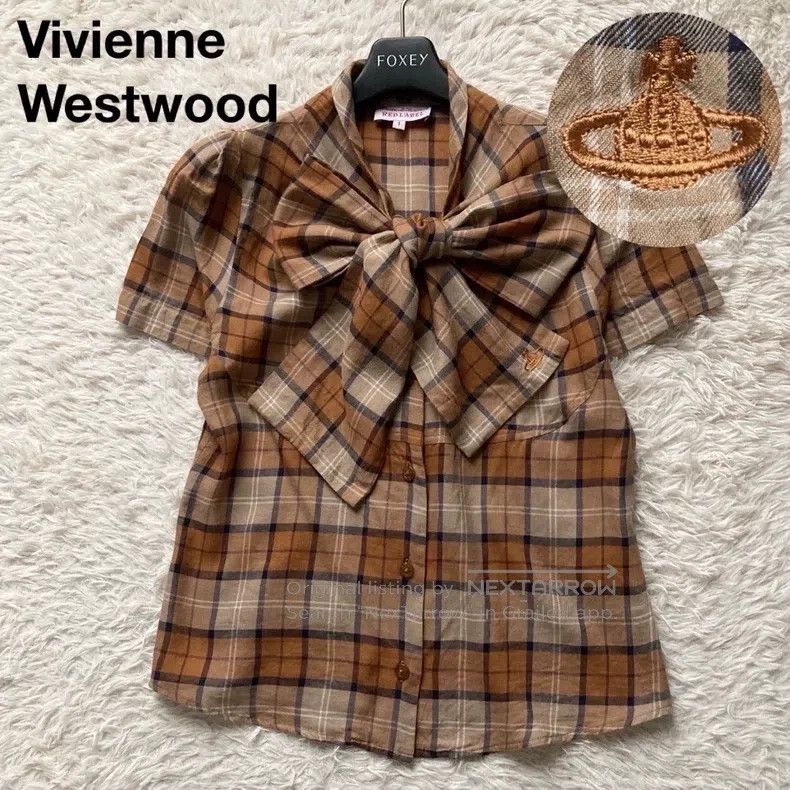 vivienne westwood Autumn color bow tie shirt