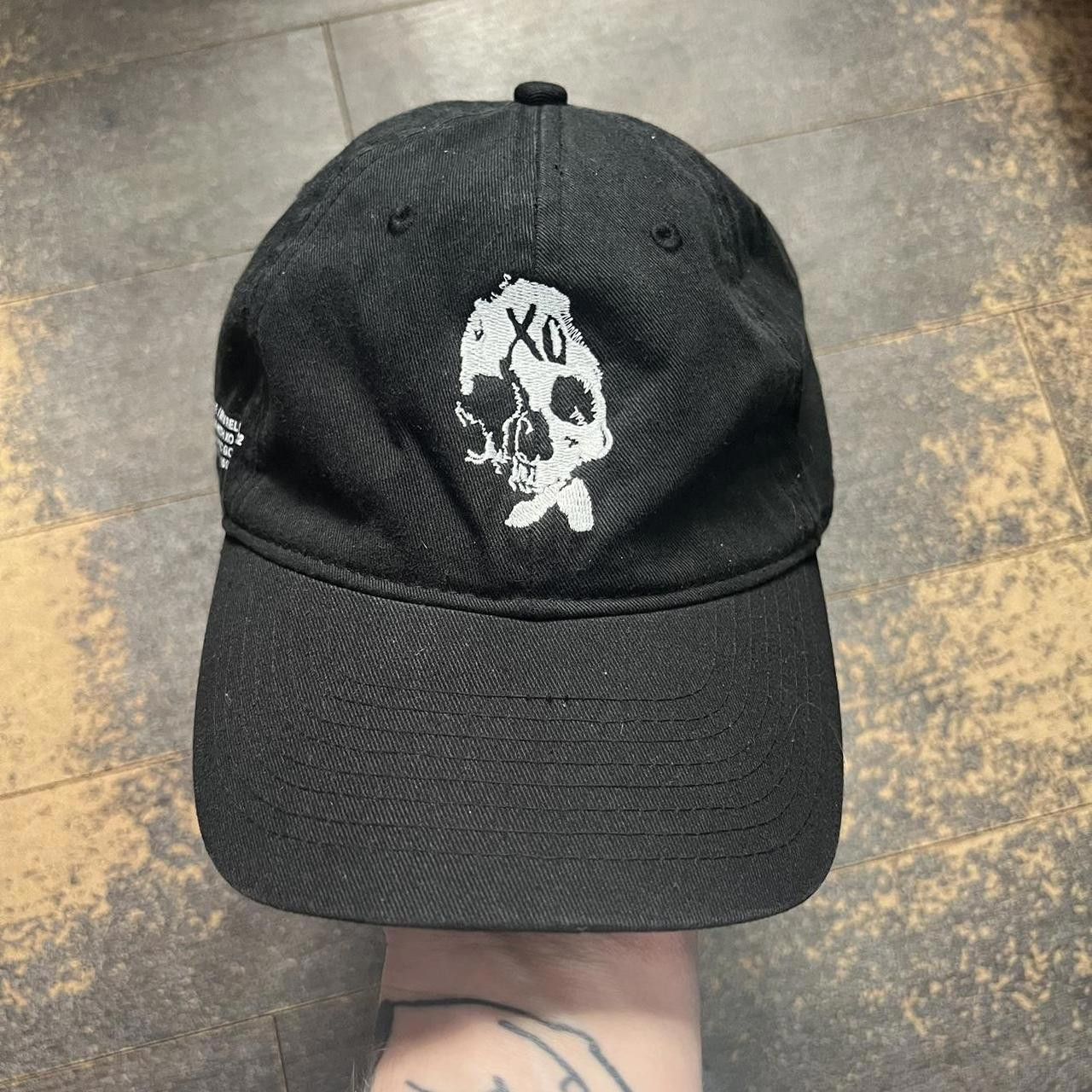 Designer the weeknd xo skull strap back hat Rare Production Sample Size ONE SIZE - 1 Thumbnail