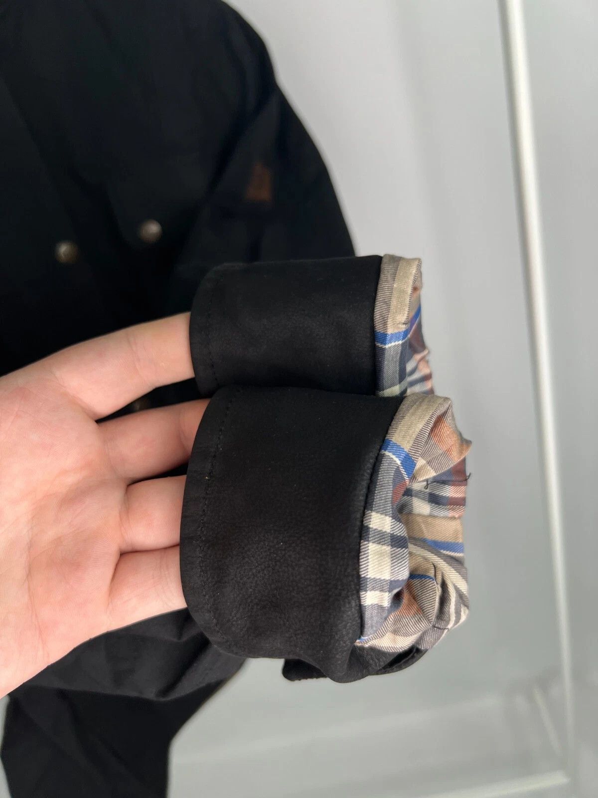 Other Burke & Wills Australia Biker Waxed Oil Belted Jacket Size XXL / US 16-18 / IT 52-54 - 11 Thumbnail