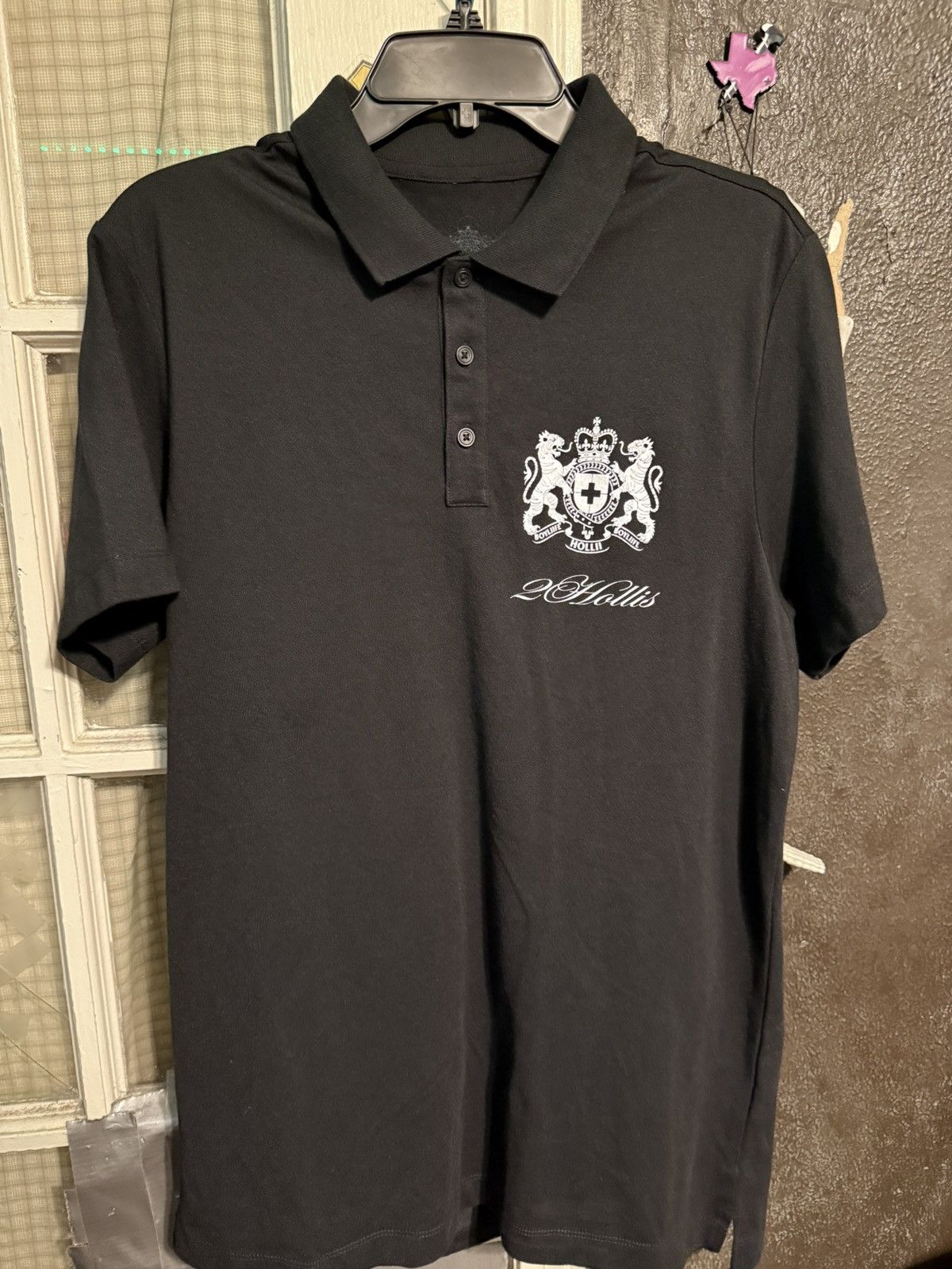 Polo Ralph Lauren 2Hollis black polo shirt with tour dates on back RARE Size US M / EU 48-50 / 2 - 1 Thumbnail