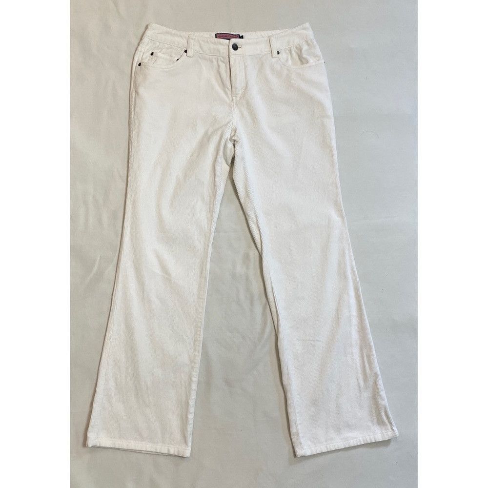 Vineyard Vines Vineyard Vines White Chilmark Corduroy Straight Leg Pants S Size 30" / US 8 / IT 44 - 1 Thumbnail