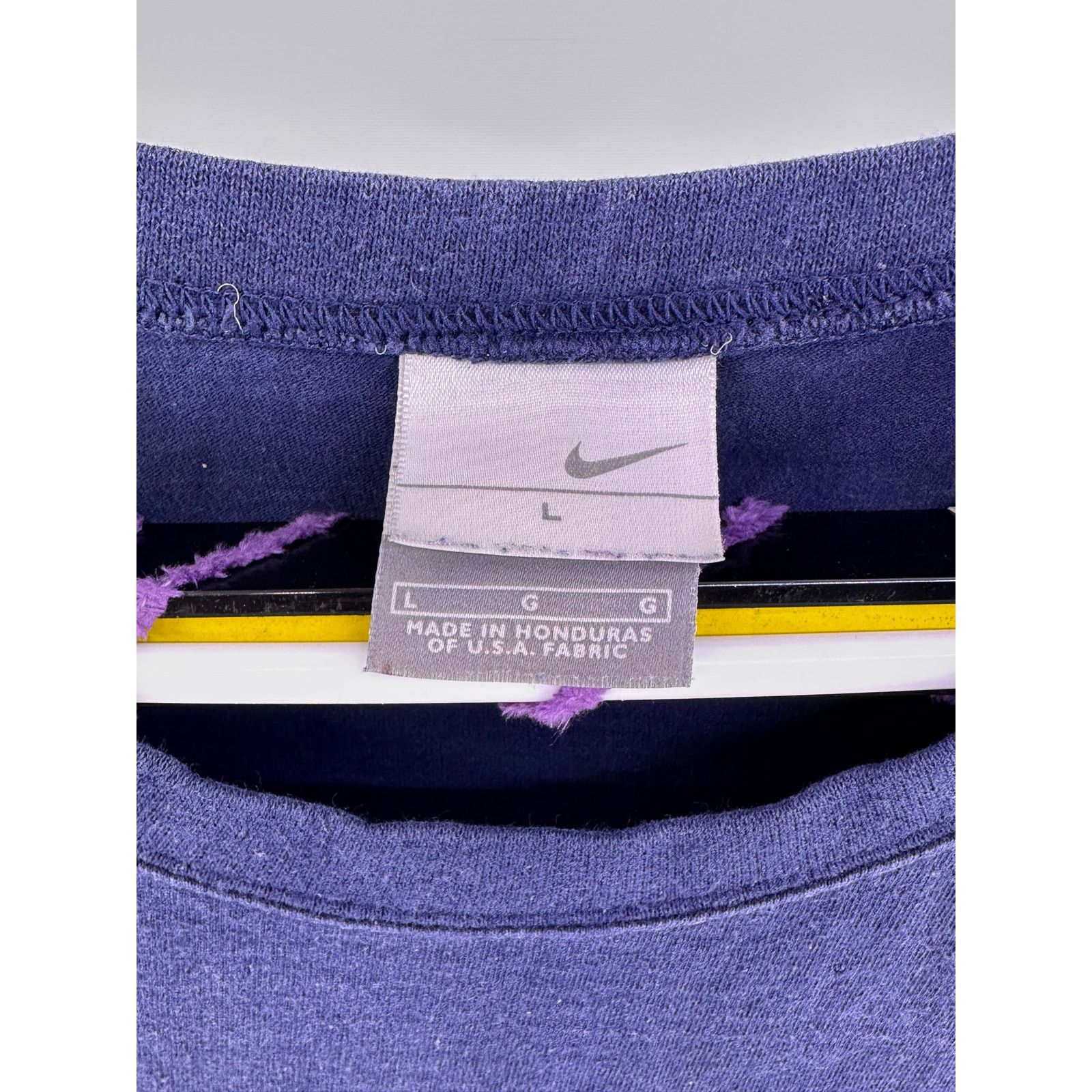 Nike Vintage 2000s Tag Nike Navy tank top Silver Print Size Large Size US L / EU 52-54 / 3 - 5 Thumbnail