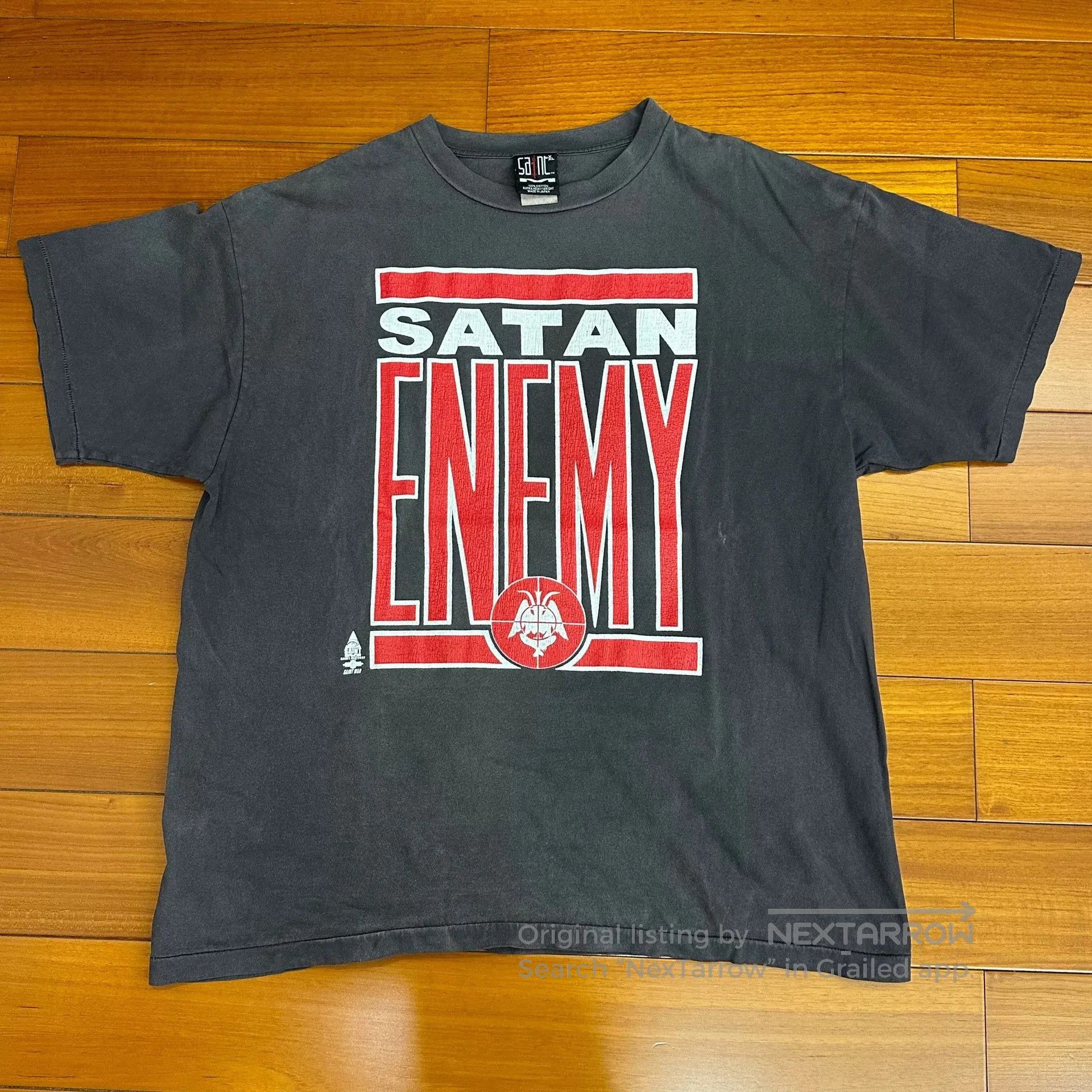 Saint Michael Saint Michael Washed Black Red Target Tee. Size US XXL / EU 58 / 5 - 1 Thumbnail