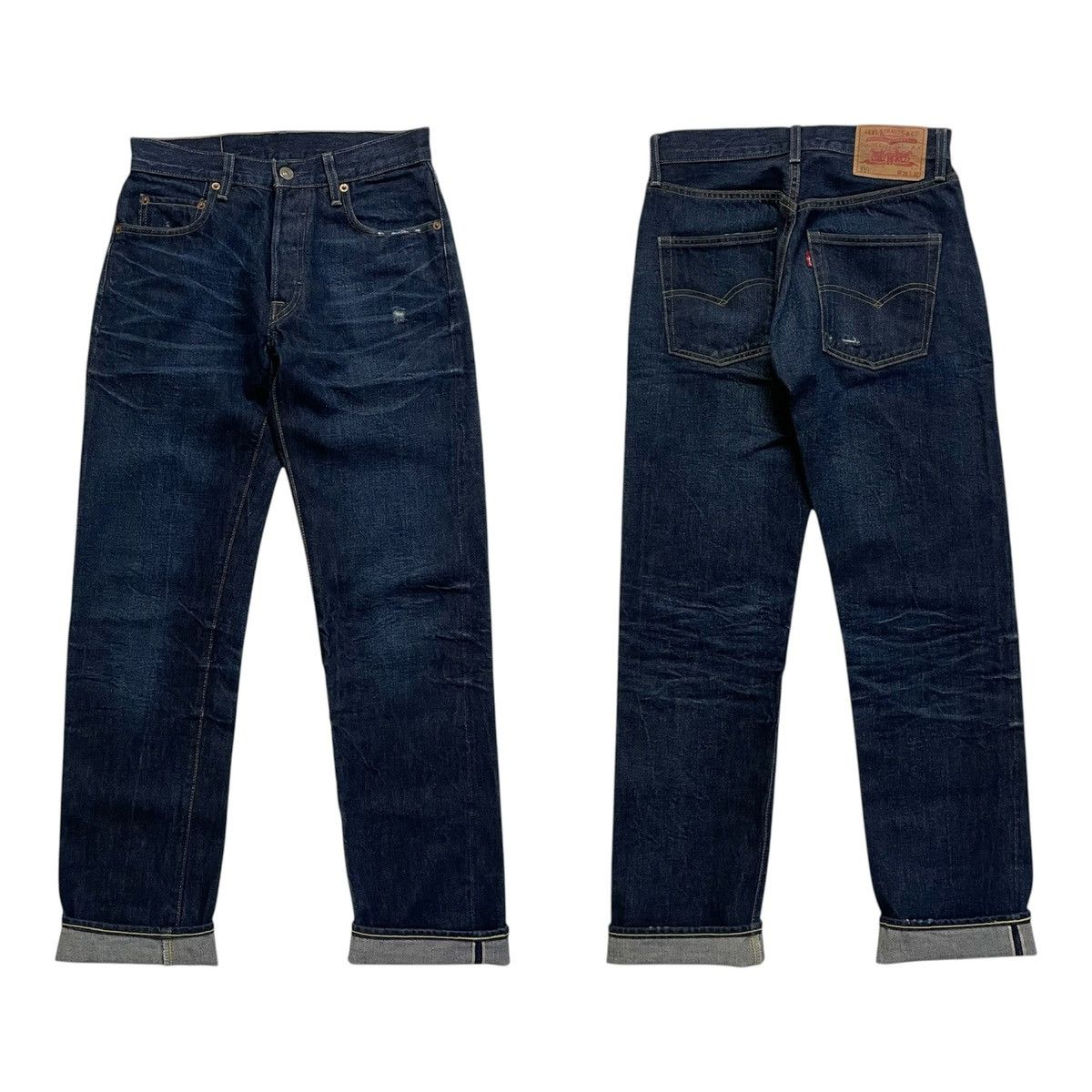 Levi's "Levi's 66501 LVC 1966 501XX Selvedge - Dark Wash" Size US 28 / EU 44 - 1 Thumbnail