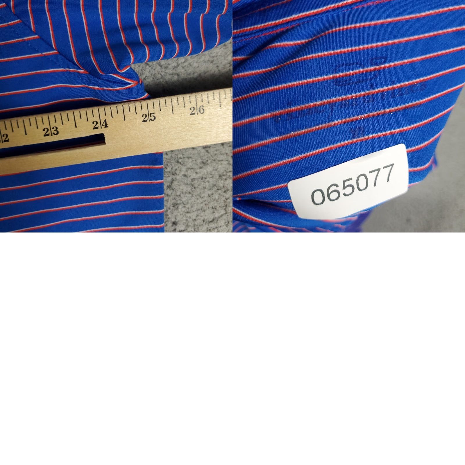 Vineyard Vines Vineyard Vines Polo Shirt Mens XL Blue Striped Performance Golf Short Sleeve Polo Shirt XL Blue Striped Size US XL / EU 56 / 4 - 8 Thumbnail