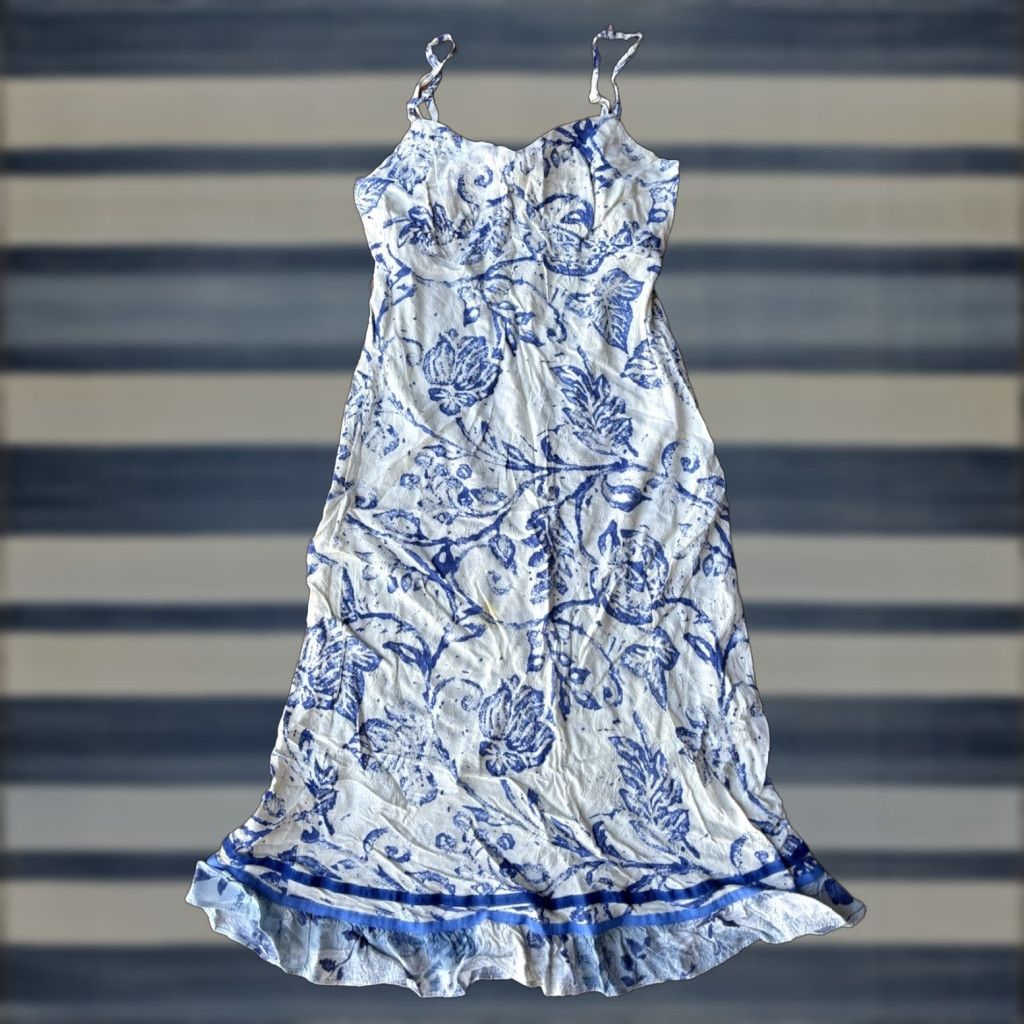 Jams World VINTAGE Jams World Floral Mini Spaghetti Strap Hawaiian Dress Women's Small Size S / US 4 / IT 40 - 1 Thumbnail