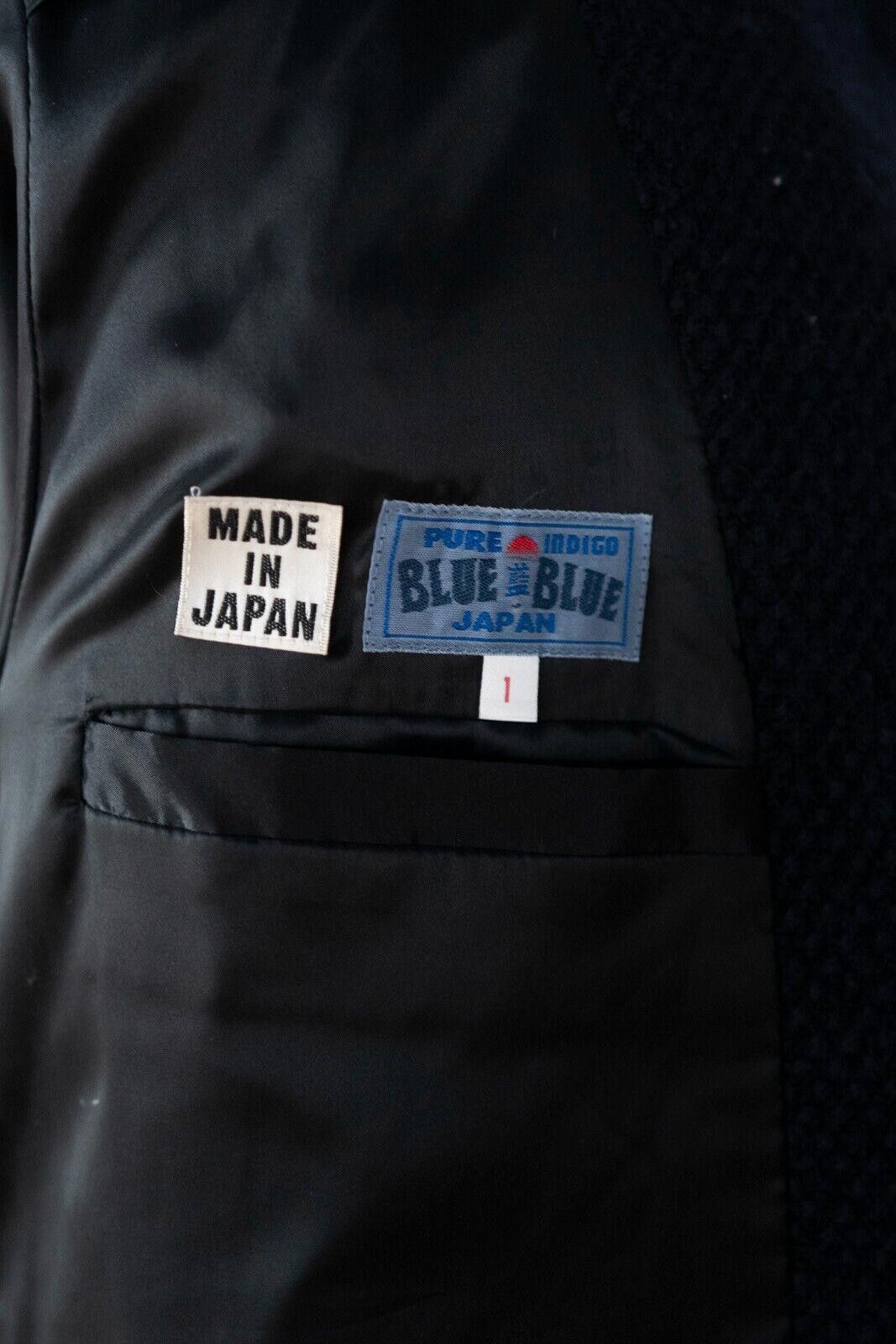 Arigato Mohair Pure Indigo Long Coat Sz. S
