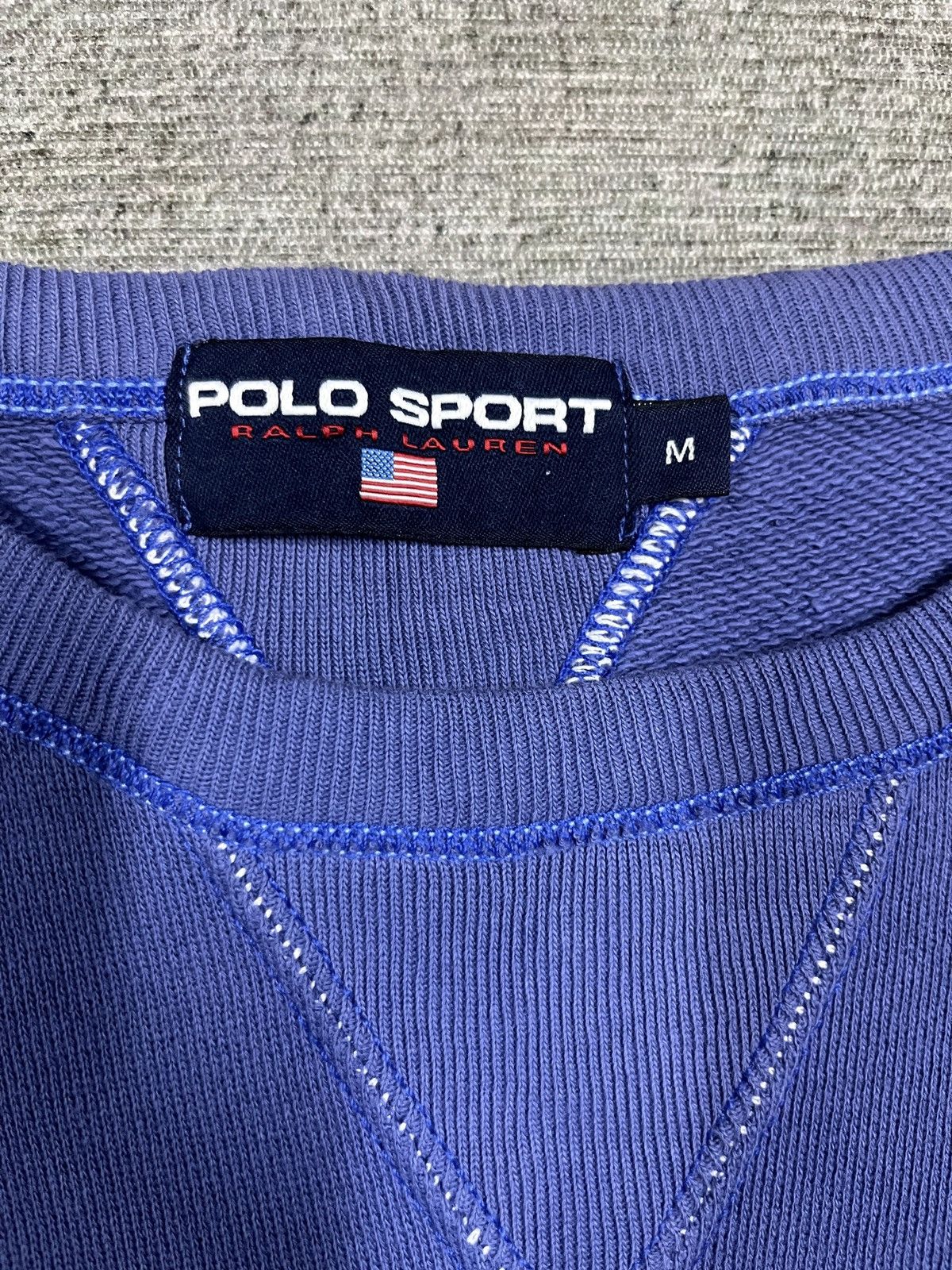 Polo Ralph Lauren Vintage polo sports ralph lauren sweatshirt short sleeve Size US M / EU 48-50 / 2 - 7 Thumbnail