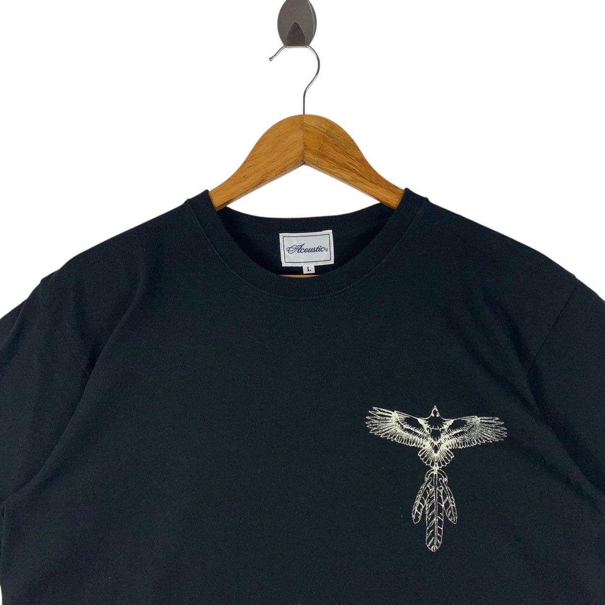 Japanese Brand ACCOUSTIC japapenese brand spellout tee Size US L / EU 52-54 / 3 - 3 Thumbnail
