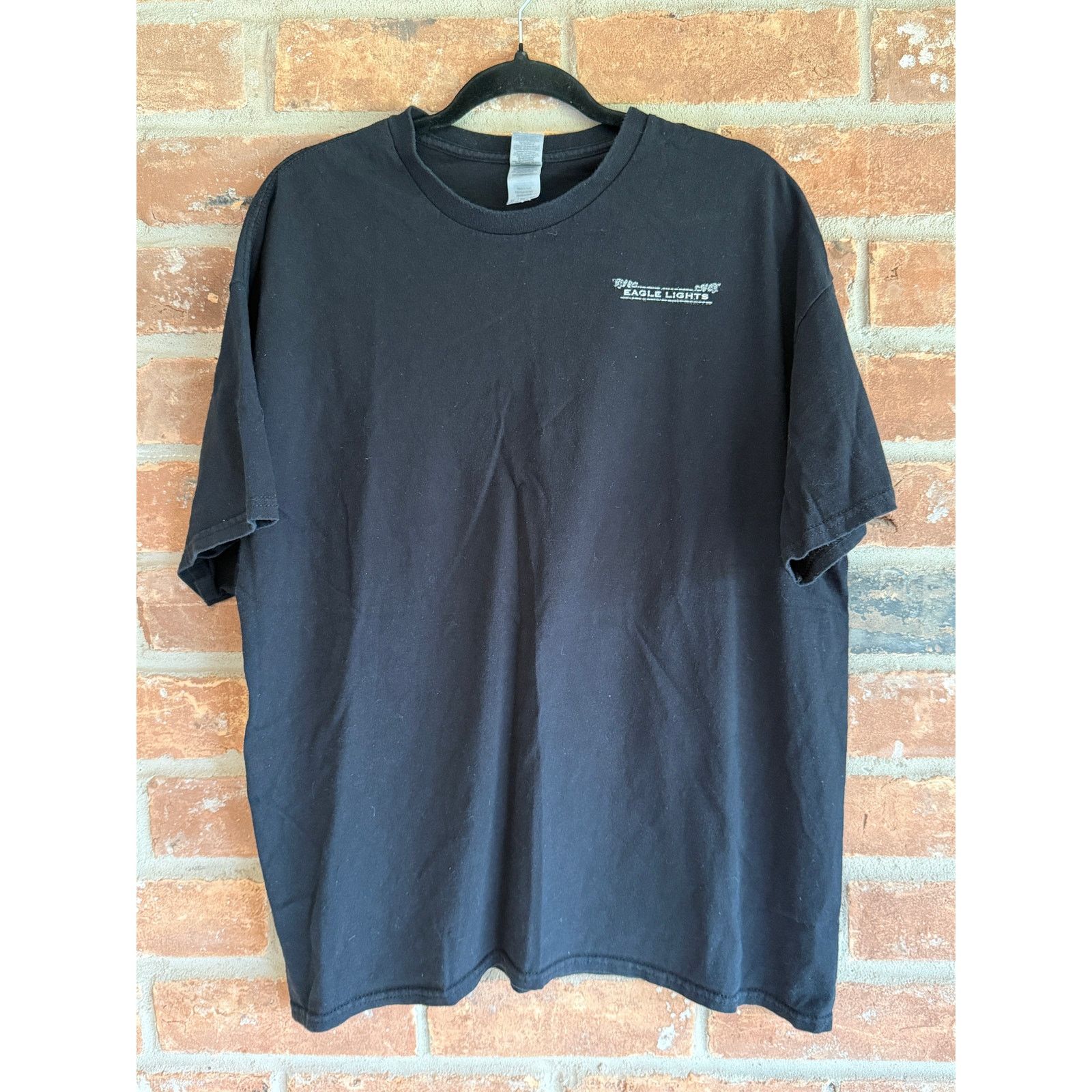 Gildan Eagle Lights Skull Biker Tee Black Vintage Style XL Size US XL / EU 56 / 4 - 2 Thumbnail