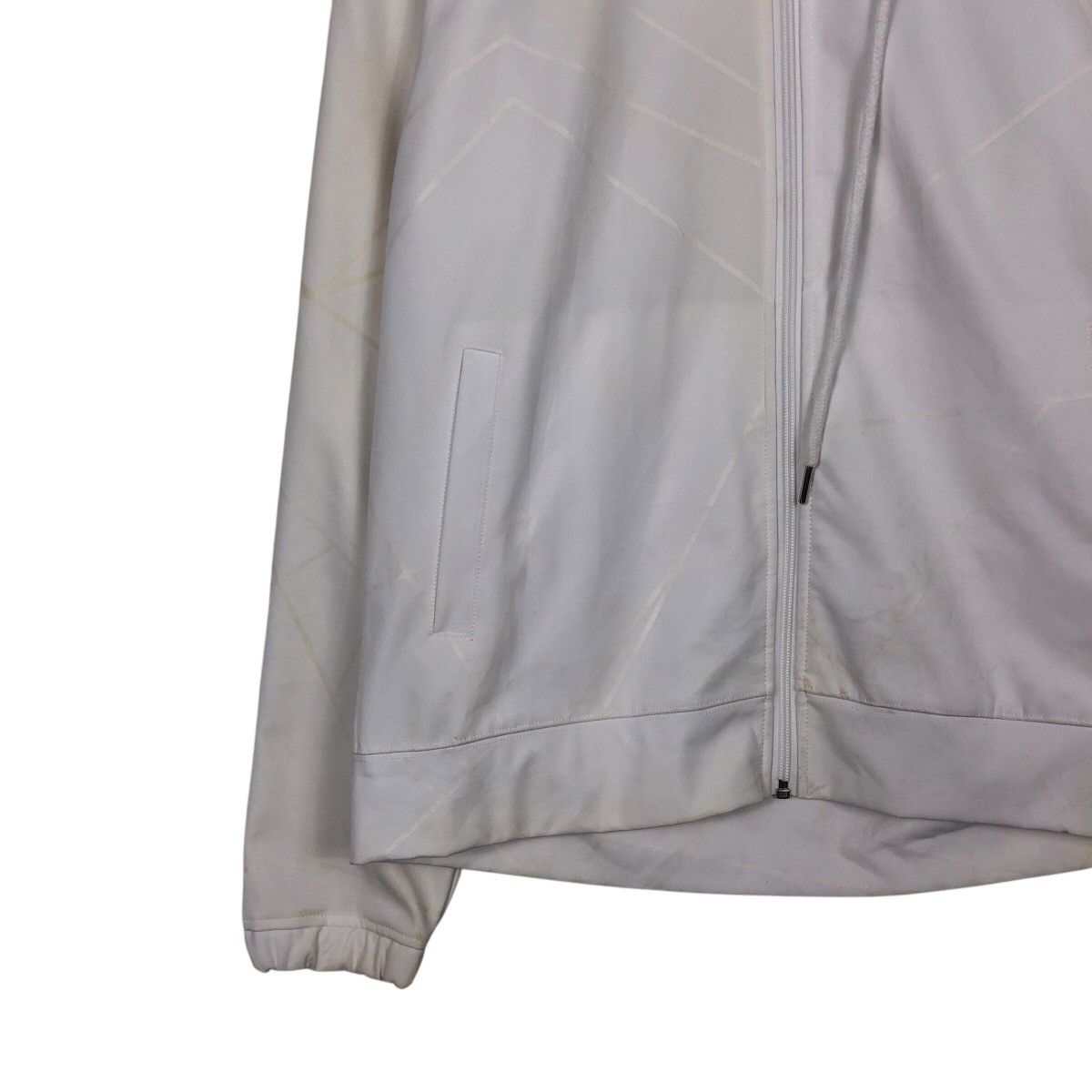 Japanese Brand Rich White Zipper Jacket Hoodie Norton Big Logo Embroidered Size US L / EU 52-54 / 3 - 5 Thumbnail