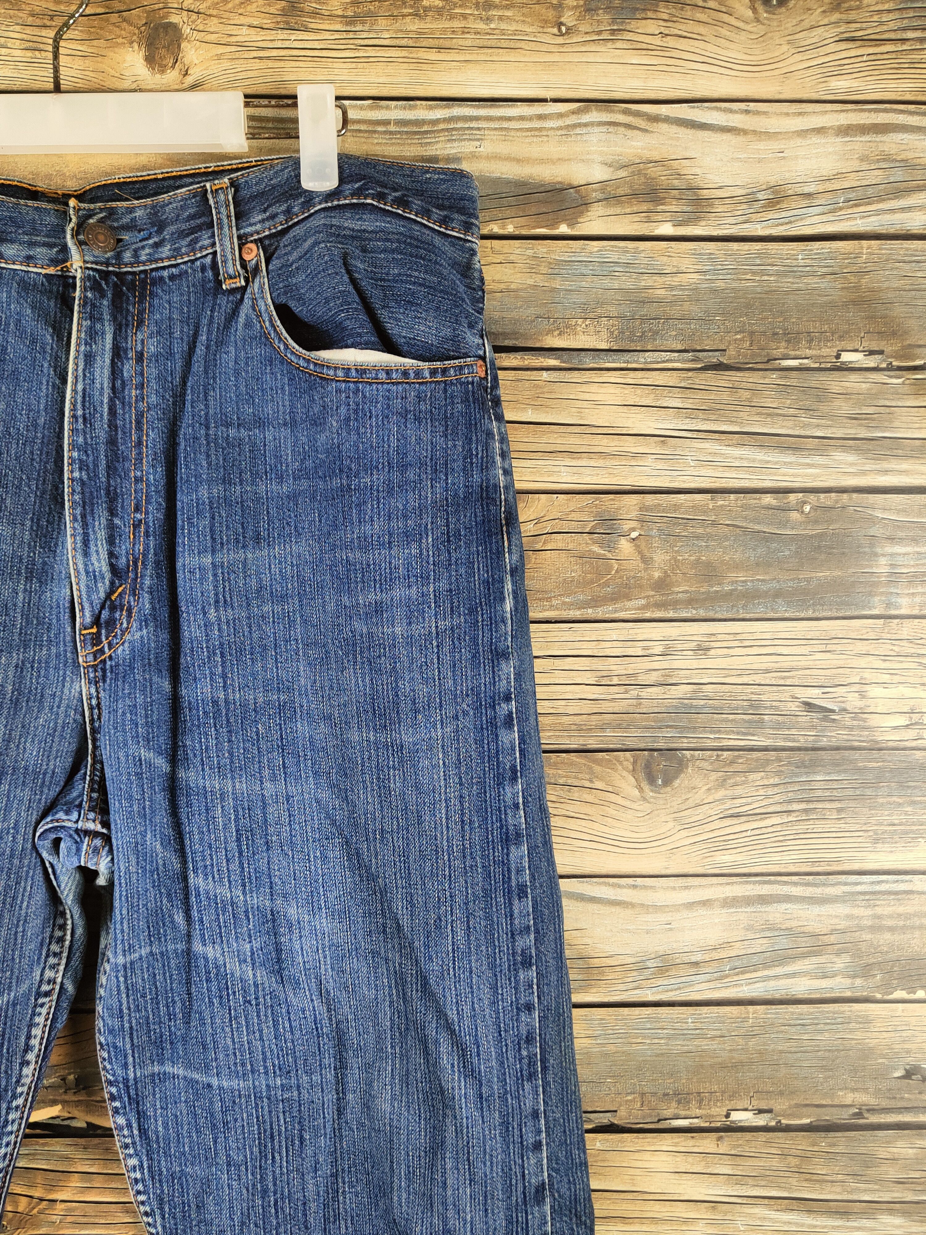 Levi's Levi's Dark Blue Distressed Ripped Jeans #S2823 Size US 36 / EU 52 - 5 Thumbnail