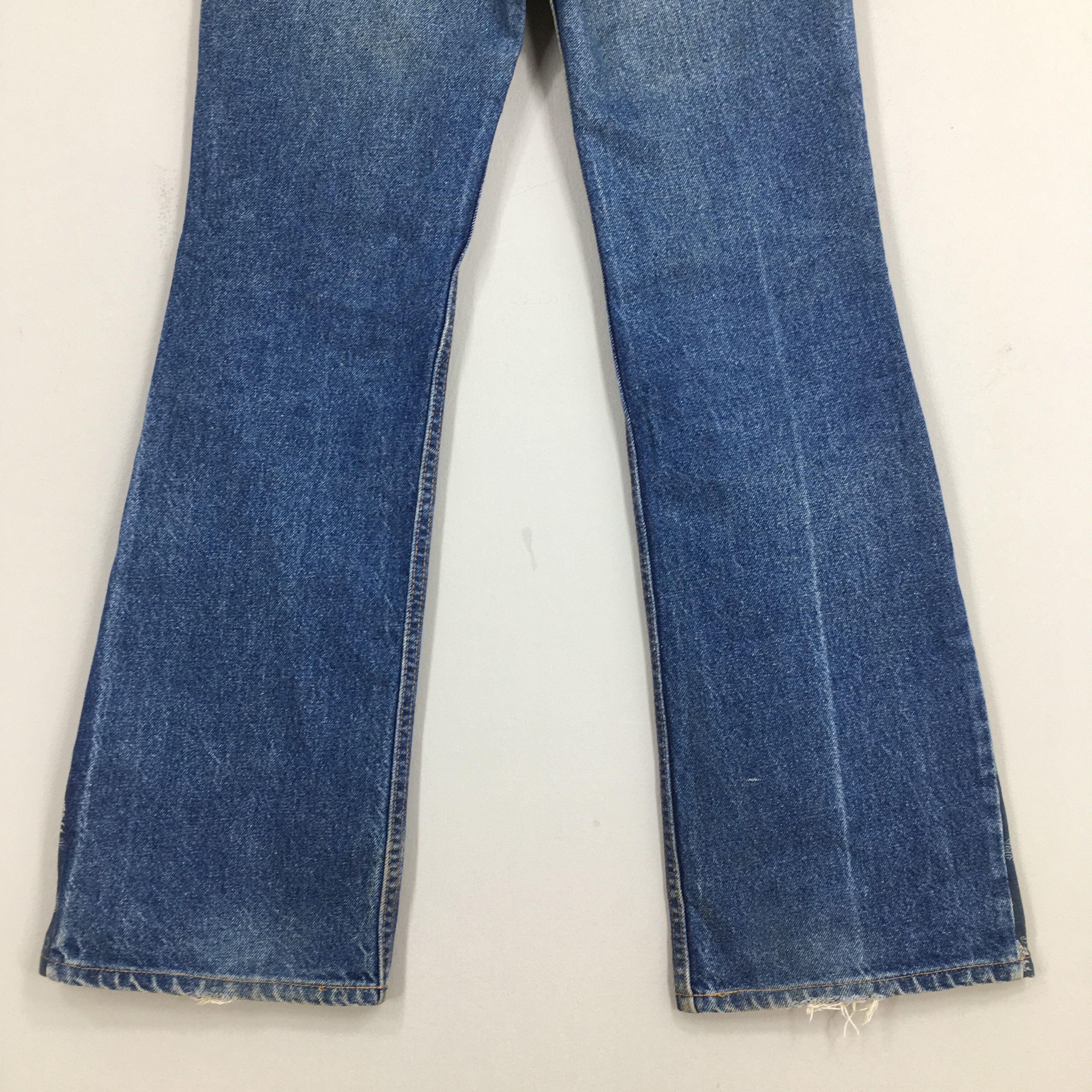 Levi's Size 29x31 Vintage 90s Levi's 517 Flared Painted Jeans S627 Size US 29 - 12 Thumbnail