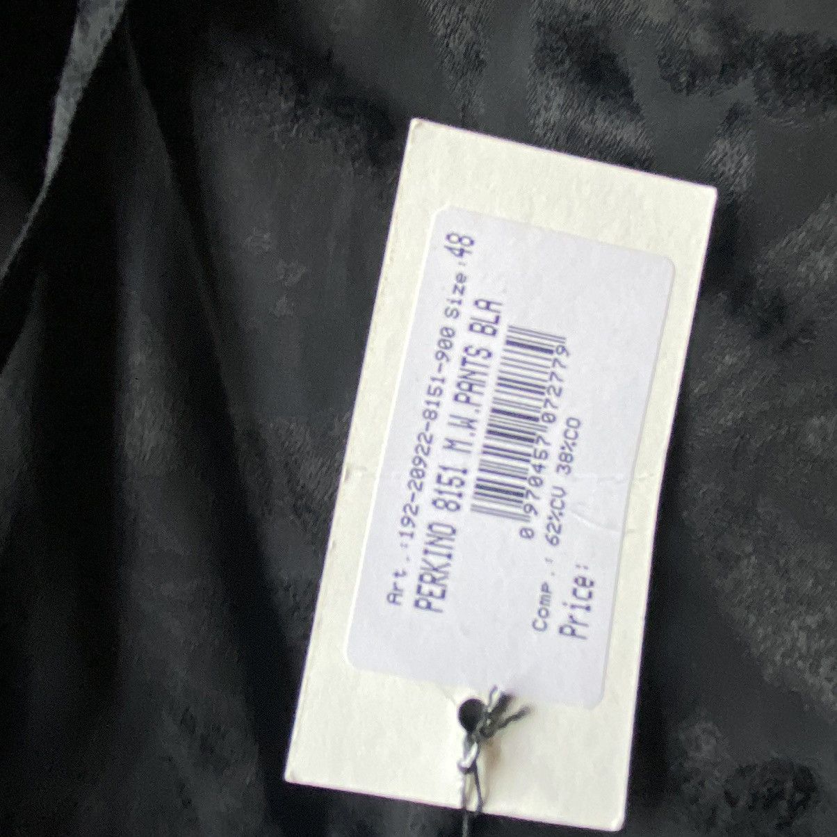 Dries Van Noten Fall 2019 Black Jacquard Floral Rayon Blend Drawstring Pants Size US 32 / EU 48 - 6 Thumbnail
