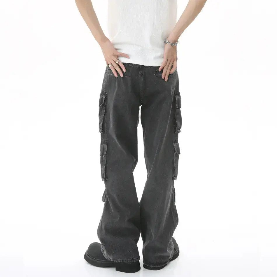 Japanese Brand Retro loose hip-hop pocket jeans Size US 32 / EU 48 - 3 Thumbnail