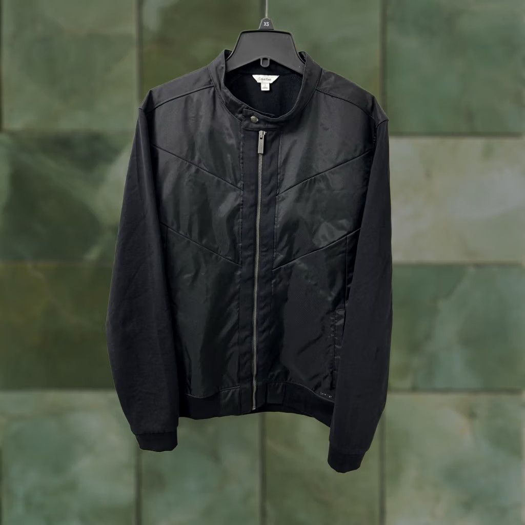 Calvin Klein Calvin Klein Jacket Mens Size L Black Full Zip Bomber Pockets Long Sleeve Size US L / EU 52-54 / 3 - 1 Thumbnail
