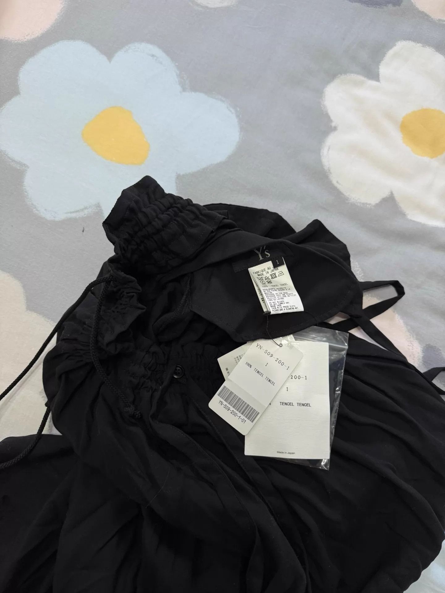 Y's Y's Yohji Pinafore Skirt New Slim Versatile Size 26" / US 2 / IT 38 - 2 Thumbnail
