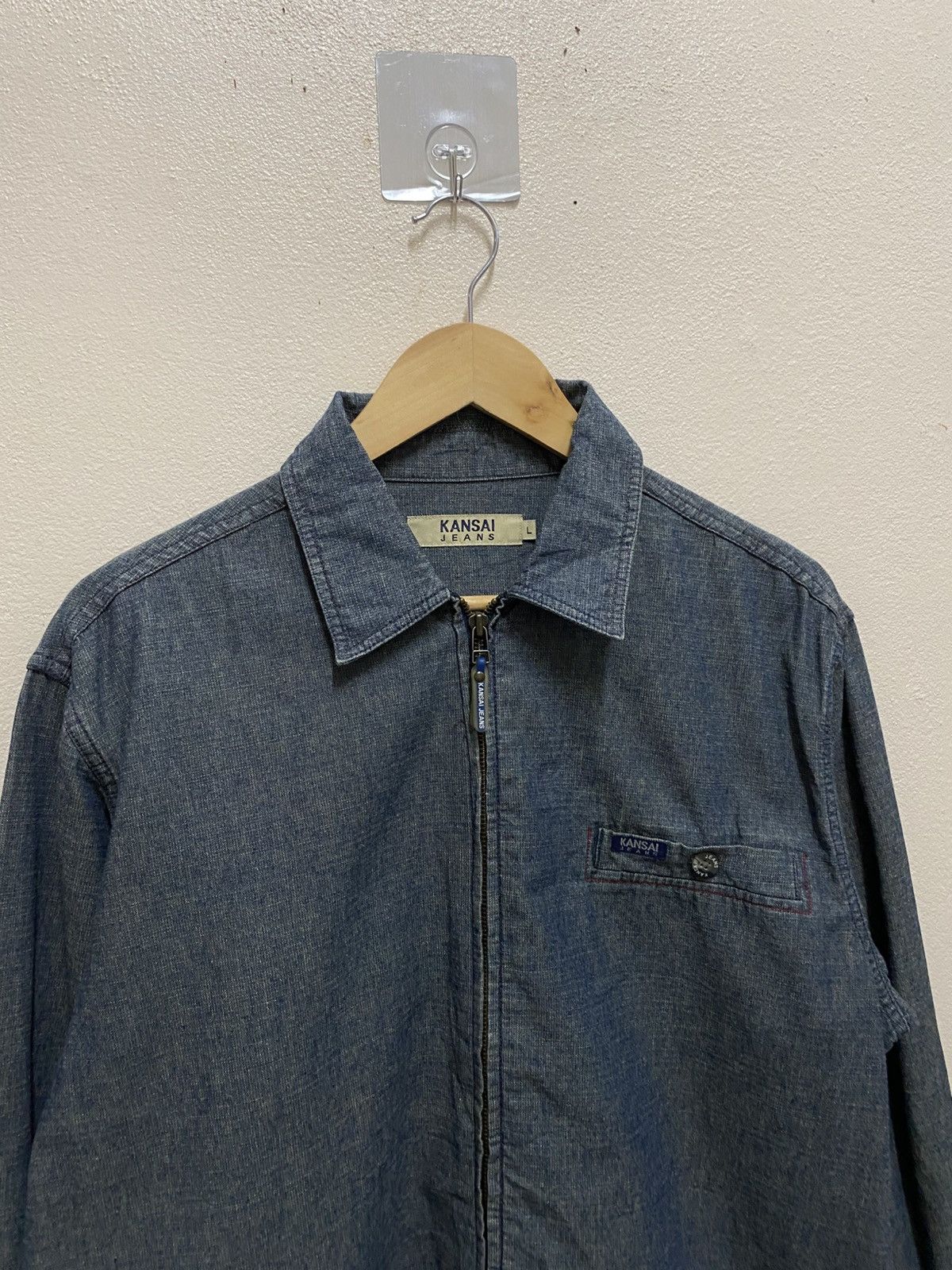 Yohji Yamamoto Vintage Kansai Jeans By Kansai Yamamoto Jacket Size US L / EU 52-54 / 3 - 2 Thumbnail