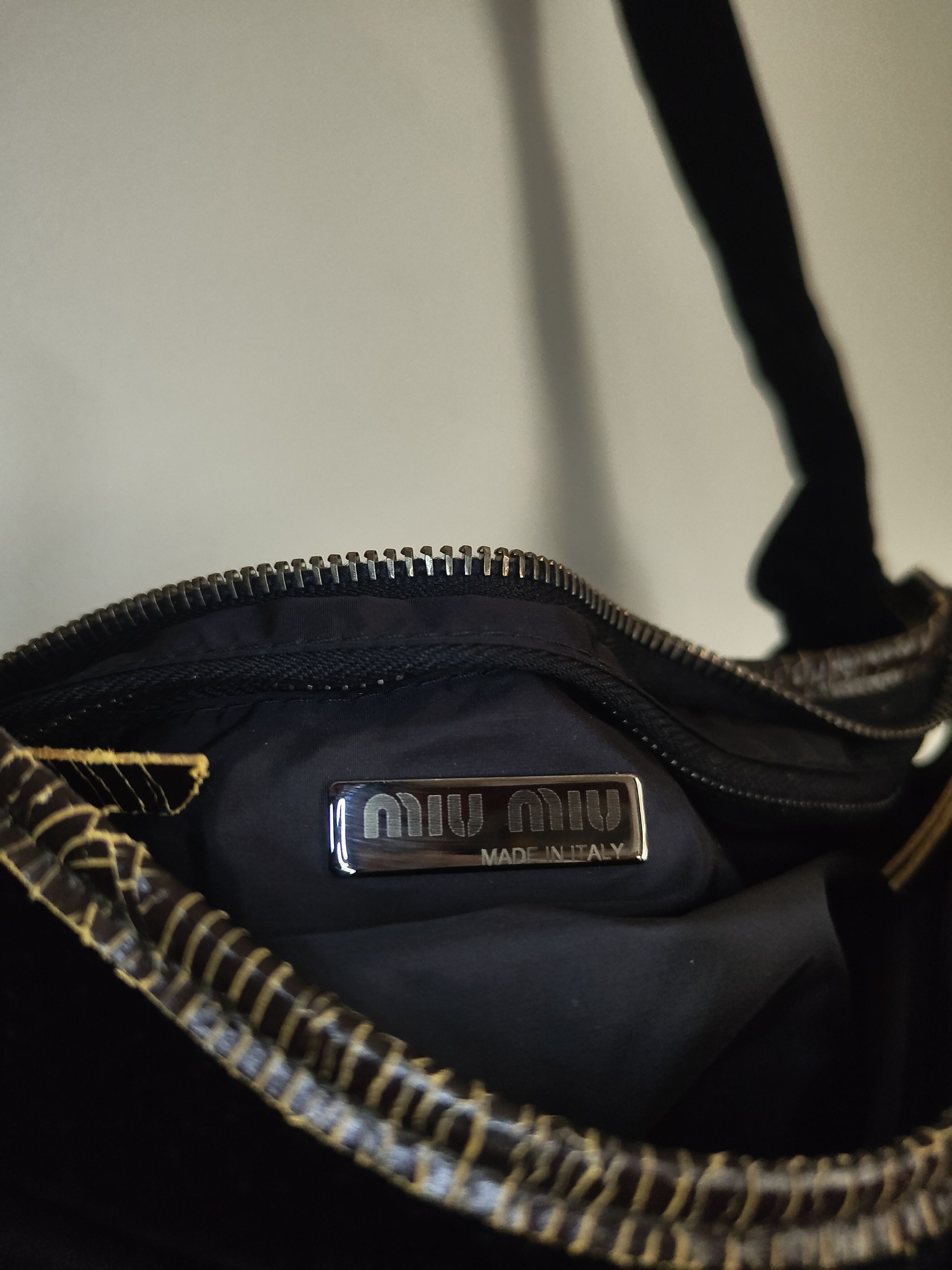 Miu Miu Velvet vintage black Miu Miu bag 00" Size ONE SIZE - 7 Thumbnail