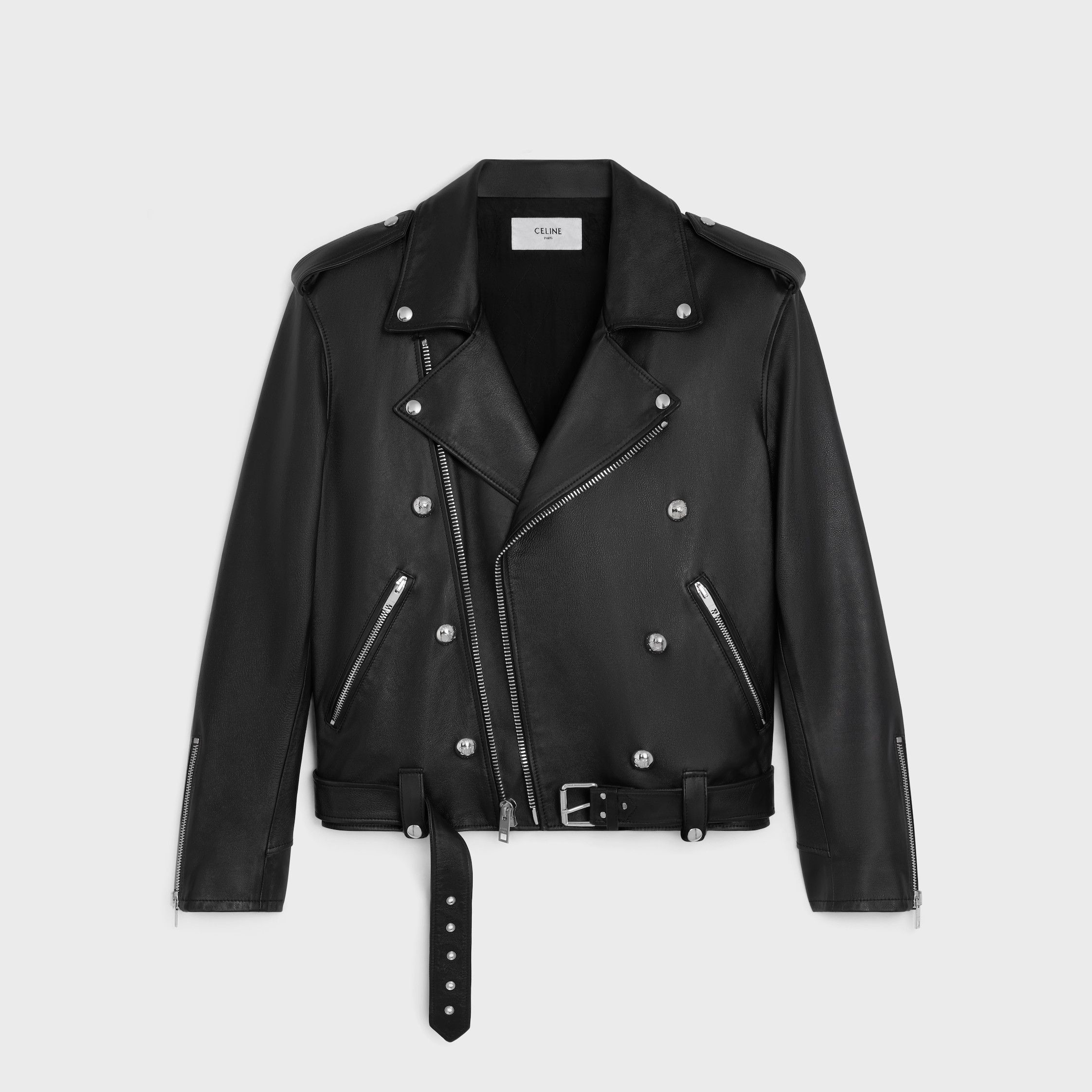 Celine LOOSE BIKER JACKET IN CALFSKIN black Size XL / US 12-14 / IT 48-50 - 1 Thumbnail