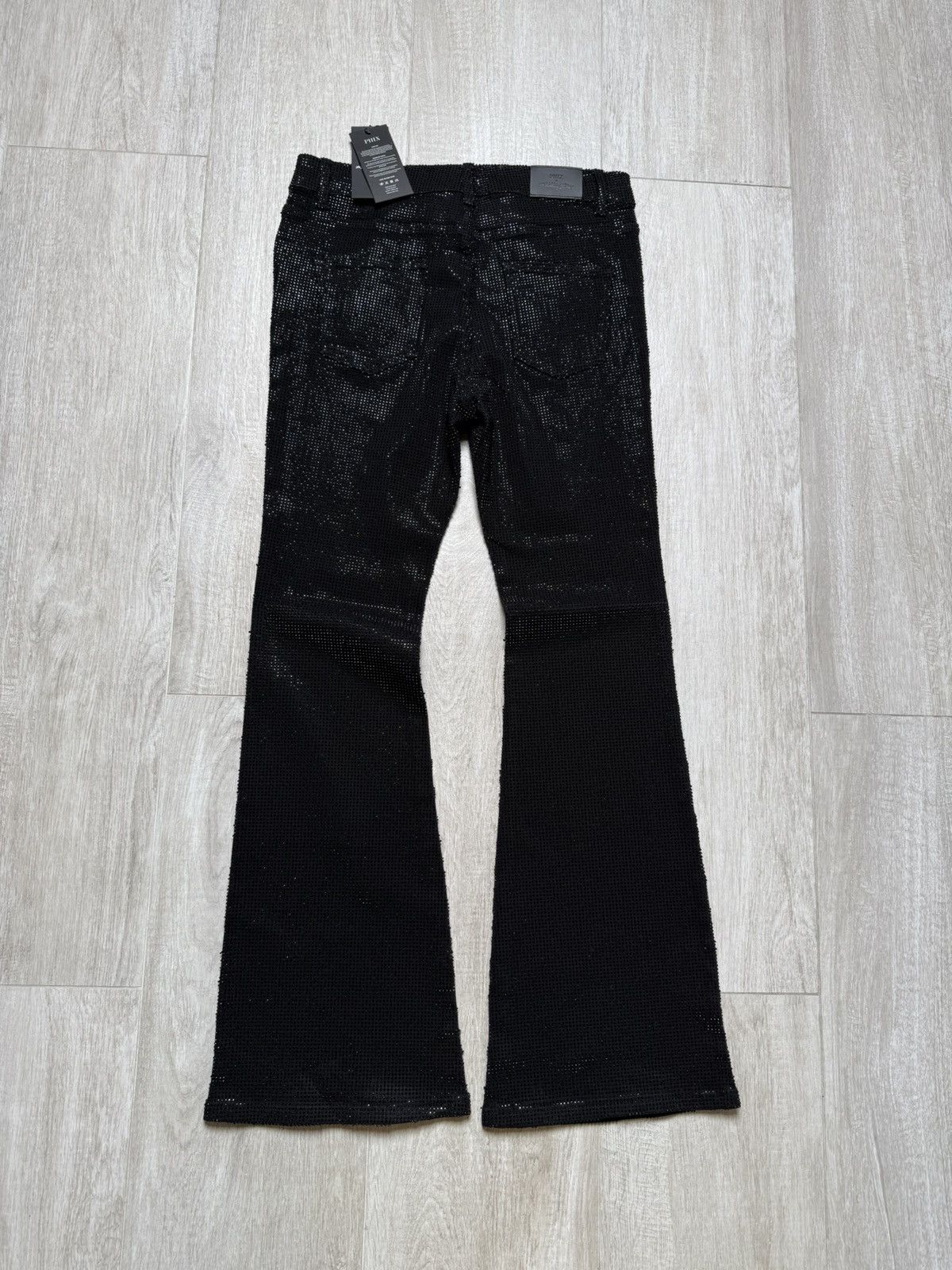 Phix Clothing Phix x Rolling Stones Denim Flares NWT Size US 34 / EU 50 - 5 Thumbnail