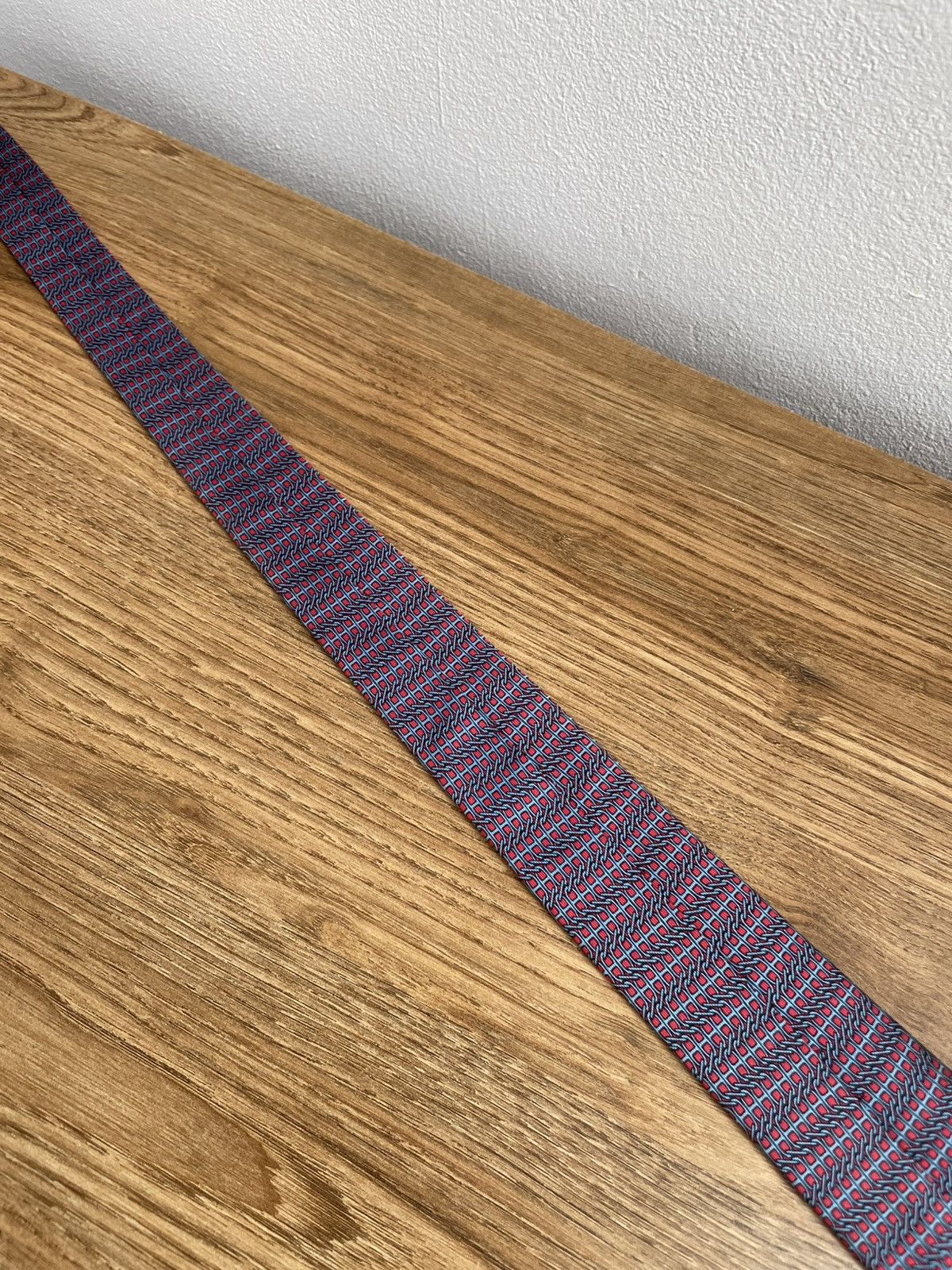 Hermes Hermes Paris Vintage 90s 100% Silk Tie Made In France 940 IA Size ONE SIZE - 7 Thumbnail