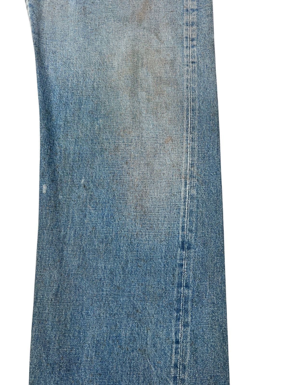 Johnbull Vintage 90s Sewing Chop Johnbull Stain Denim Selvedge Jeans Size US 34 / EU 50 - 12 Thumbnail