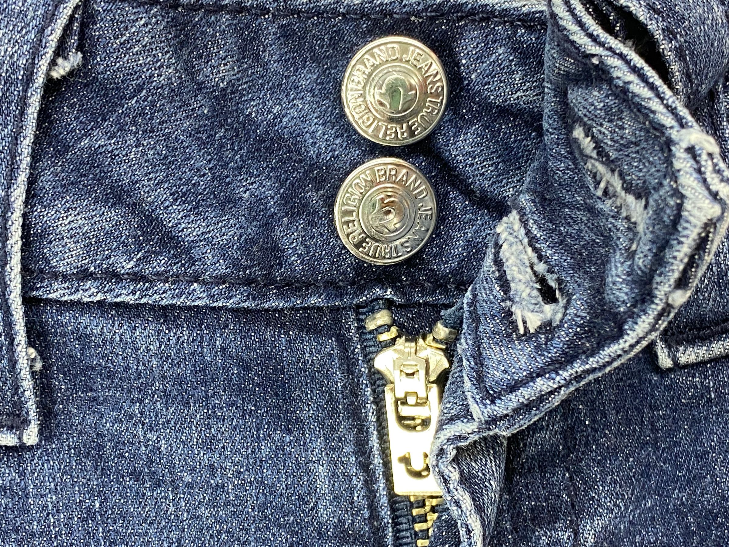 True Religion True Religion Flare Denim Jeans Size US 31 - 8 Thumbnail