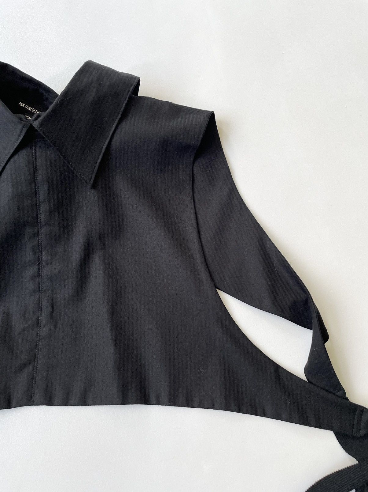 Ann Demeulemeester Bondage Strap Bib Shirt Size M / US 6-8 / IT 42-44 - 7 Thumbnail