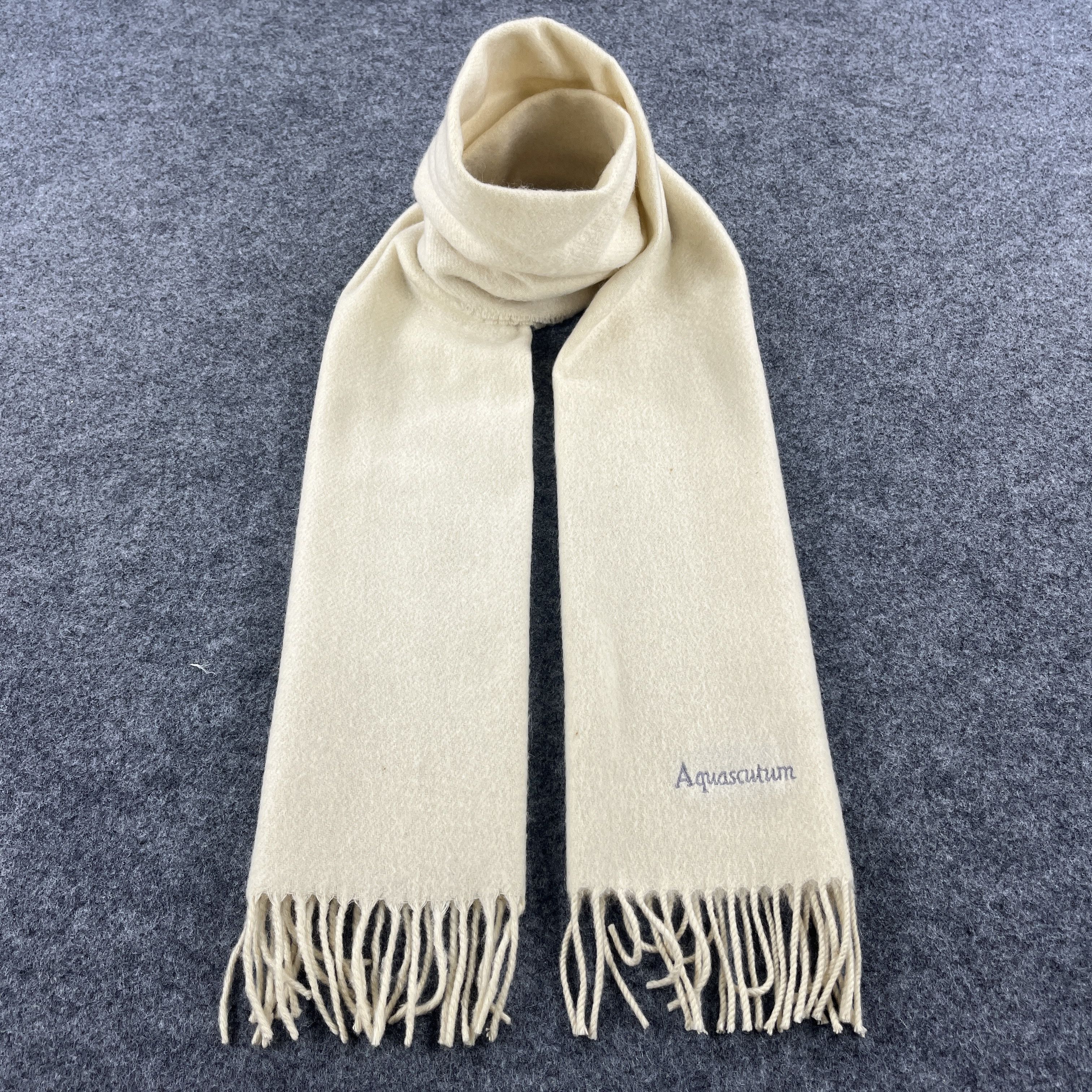 Aquascutum × Vintage Aquascutum Scarf / Muffler / Neckwear T1254 Size ONE SIZE - 1 Thumbnail