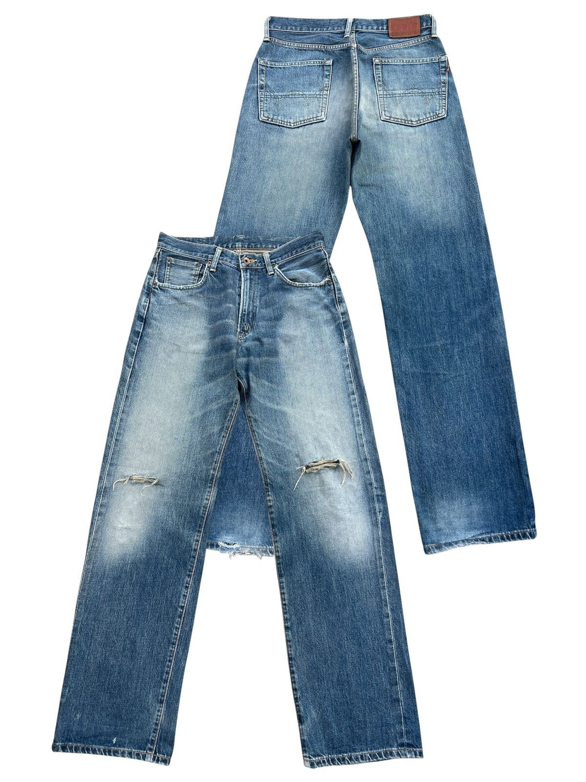 ウィニング全て Edwin Vintage Edwin 505z Selvedge Distressed Denim Jeans 32x31
