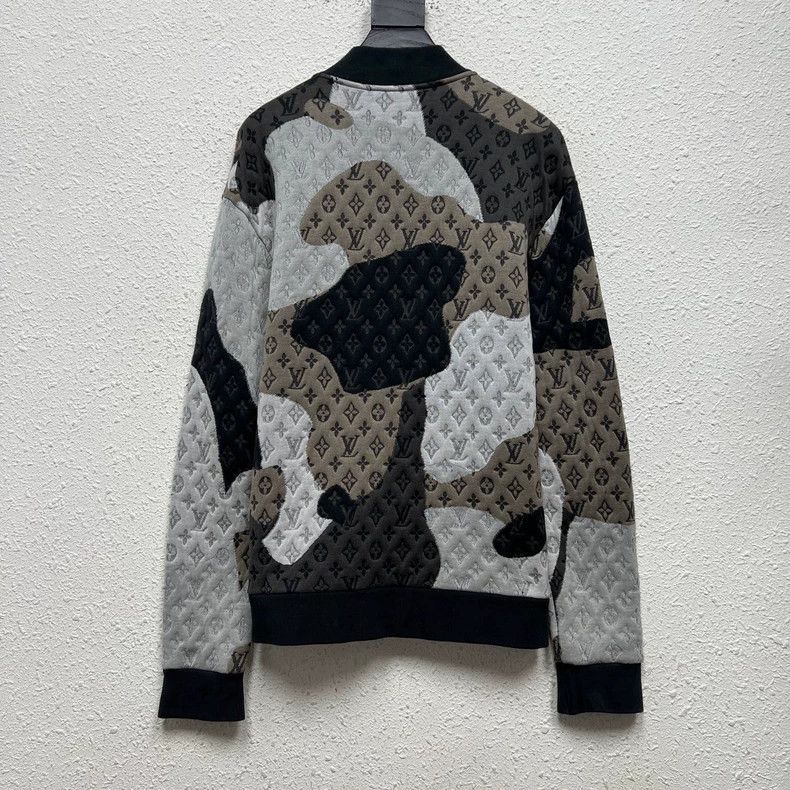 Louis Vuitton Louis Vuitton 23 FW Face Embossed Full Print Baseball Jacke Size US S / EU 44-46 / 1 - 2 Thumbnail