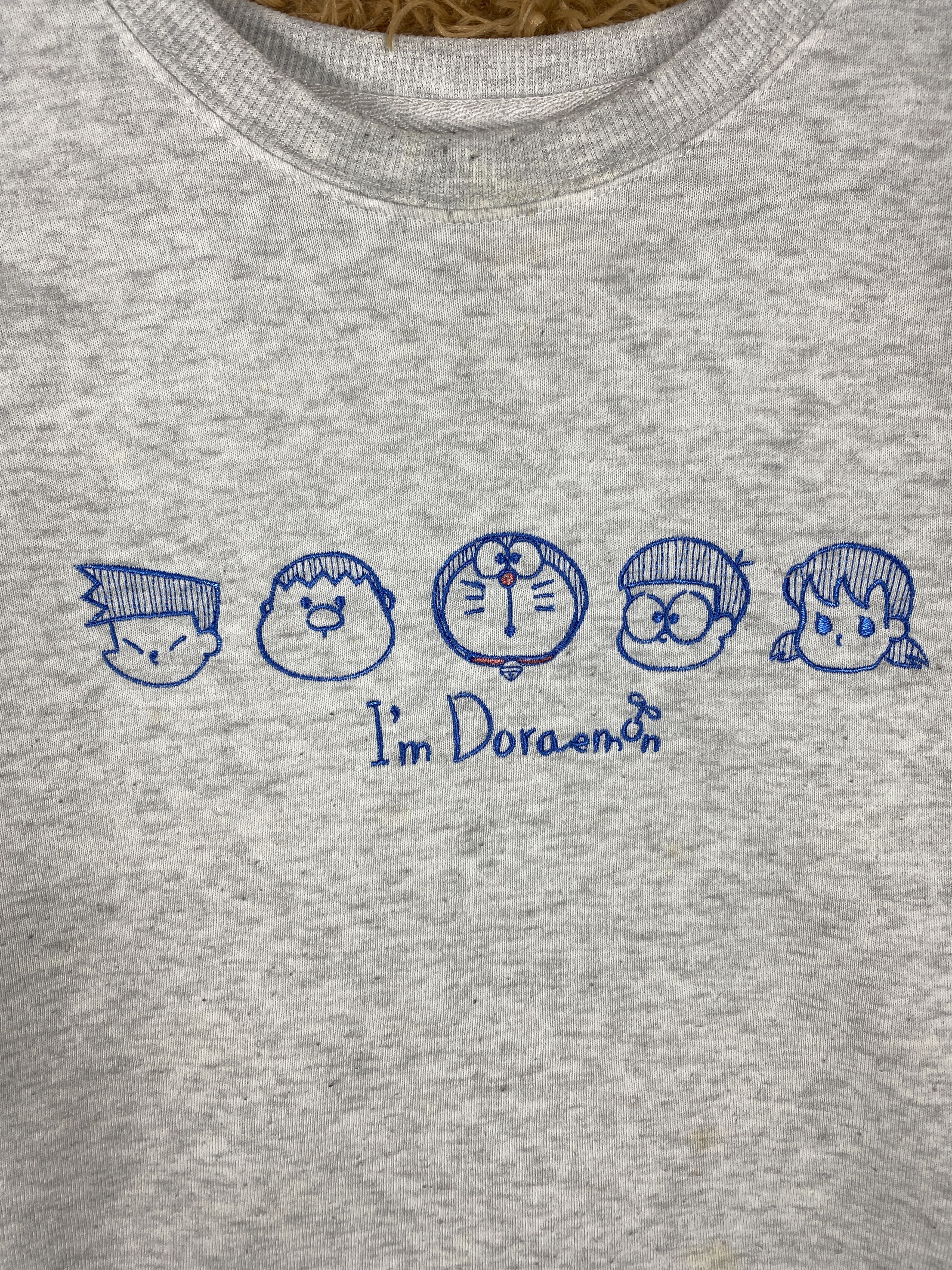 Anime Vintage Doreemon Sweatshirts PS0368 Size US XXL / EU 58 / 5 - 5 Thumbnail
