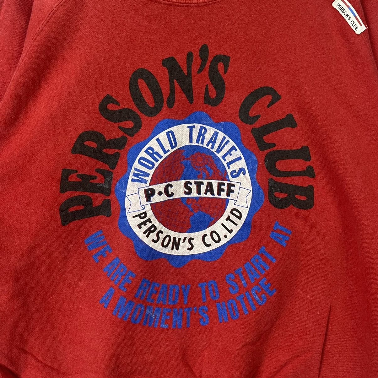 PERSON'S Person’s Club “Person’s Club” Graphic Crewneck Sweatshirt Size US S / EU 44-46 / 1 - 3 Thumbnail