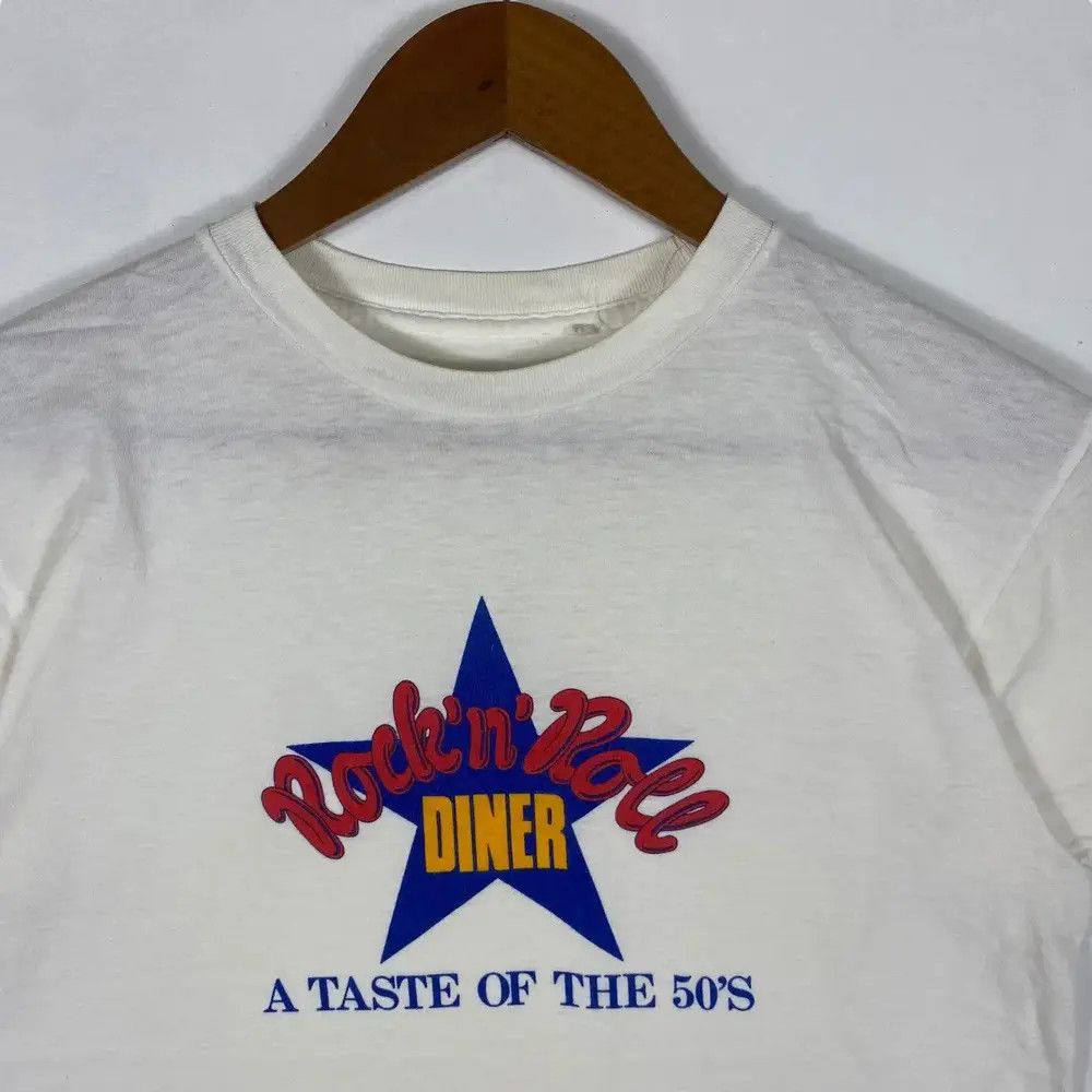 Vintage Vintage 90's ROCK 'n' ROLL DINER Taste Of The 50's Tee Shirt Size US M / EU 48-50 / 2 - 2 Thumbnail