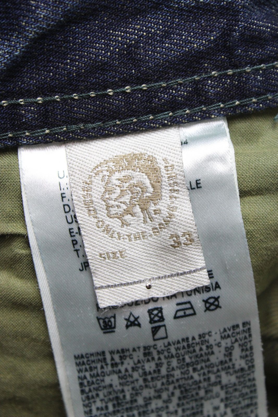 Diesel DIESEL D.N.A. Mutation Larkee Regular Jeans Men's W33/L32 Size US 33 - 8 Thumbnail