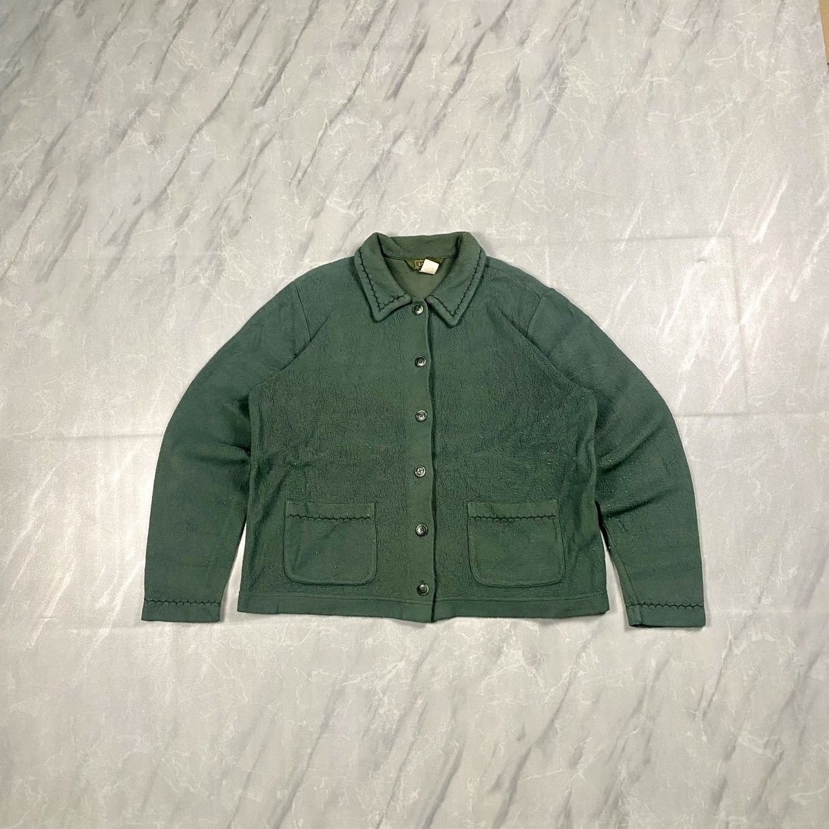 L.L. Bean Rare Vintage 90s LL Bean Button Boxy Sweaters Jacket Size M / US 6-8 / IT 42-44 - 1 Thumbnail