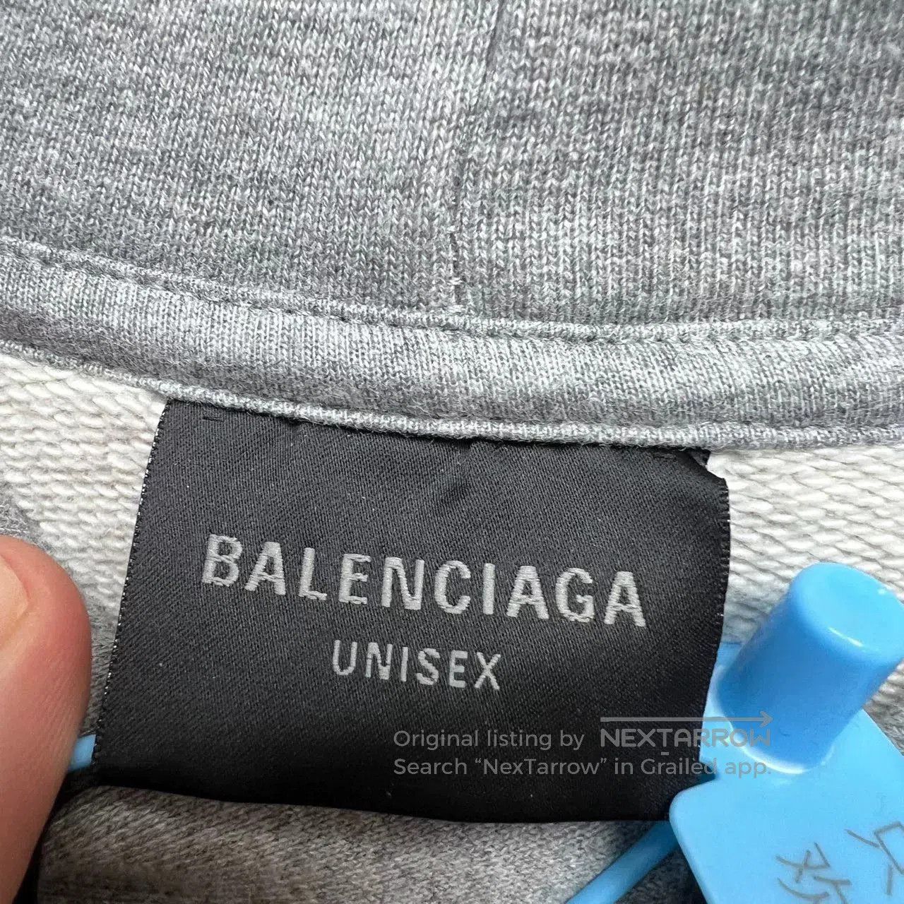 Balenciaga gray logo print hoodie from balenciaga. Size US XS / EU 42 / 0 - 3 Thumbnail