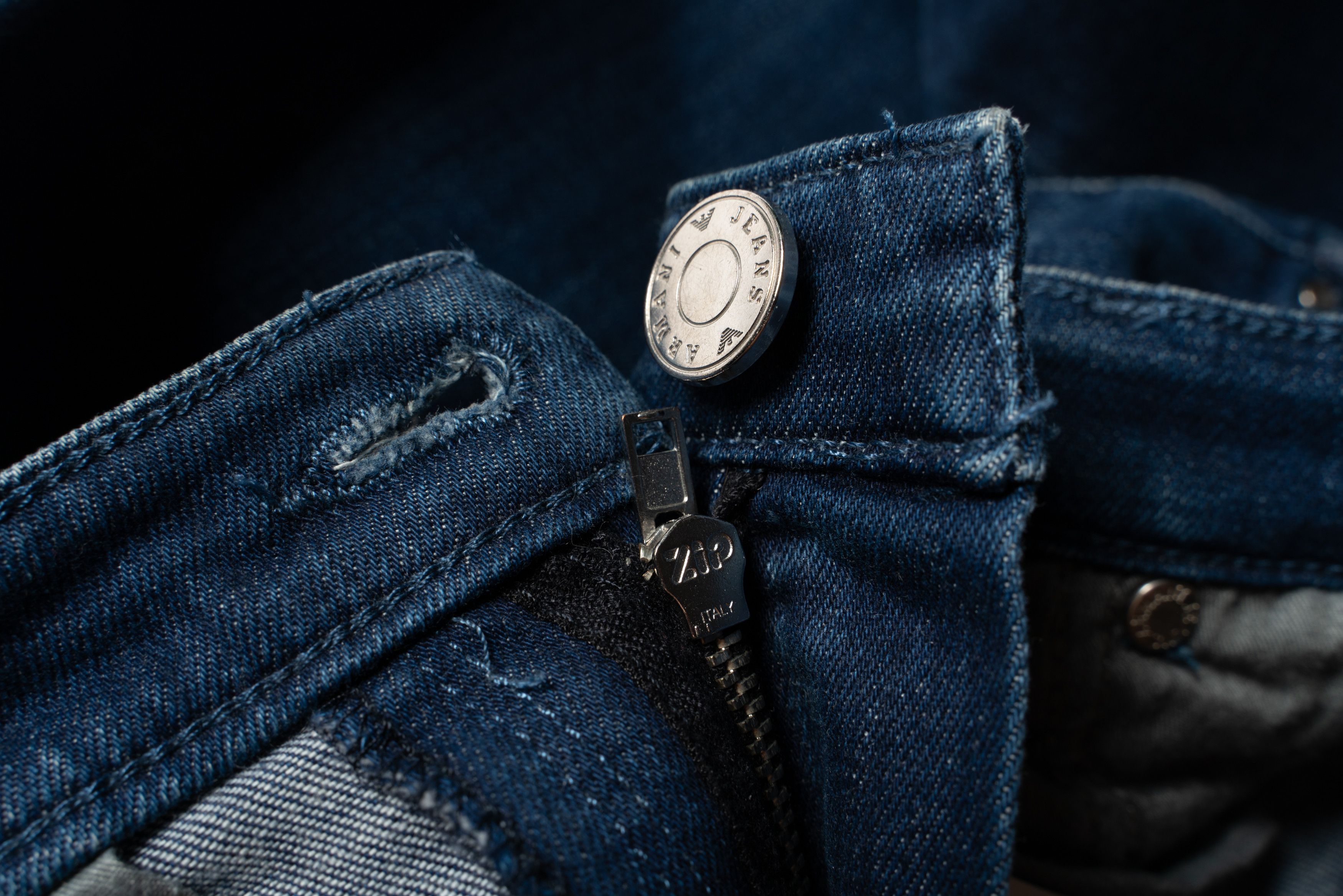 Armani 🔴 ARMANI JEANS Blue Denim Jeans Size 28" / US 6 / IT 42 - 7 Thumbnail