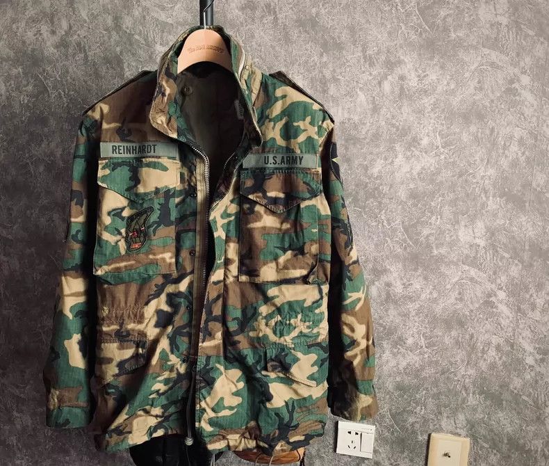 TOYS McCOY TOYS McCoy m65 jacket John Lennon camouflage, embroidered Size US M / EU 48-50 / 2 - 1 Thumbnail
