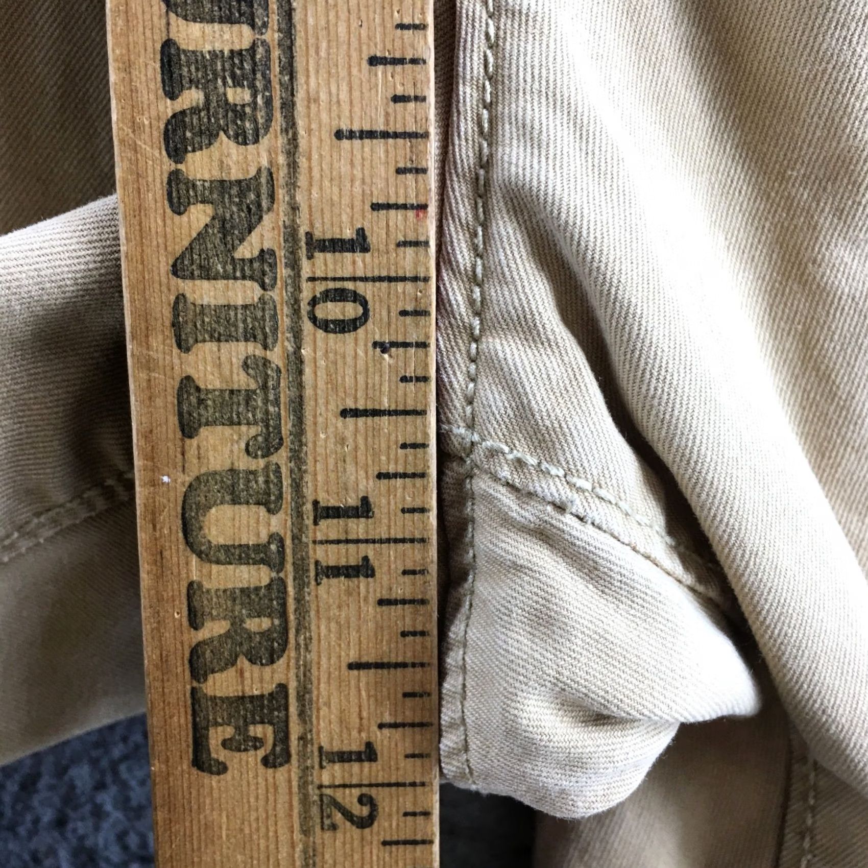 American Eagle Outfitters American Eagle Outfitters Original Straight Chino Pants Mens 28x32 Beige Cotton - Vintage Size US 28 / EU 44 - 7 Thumbnail