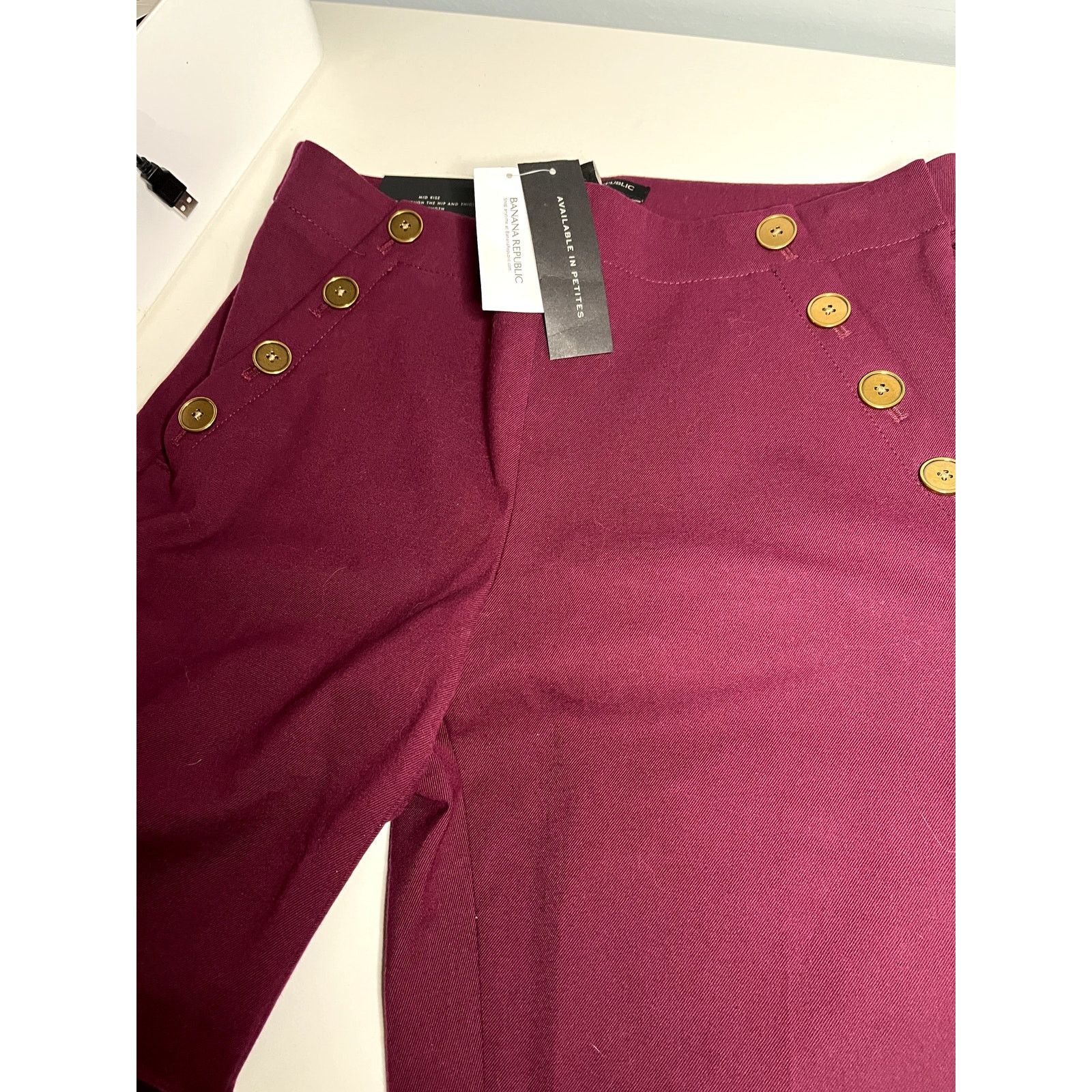 Banana Republic NWT Banana Republic Mid Rise Pants Size 30" / US 8 / IT 44 - 1 Thumbnail