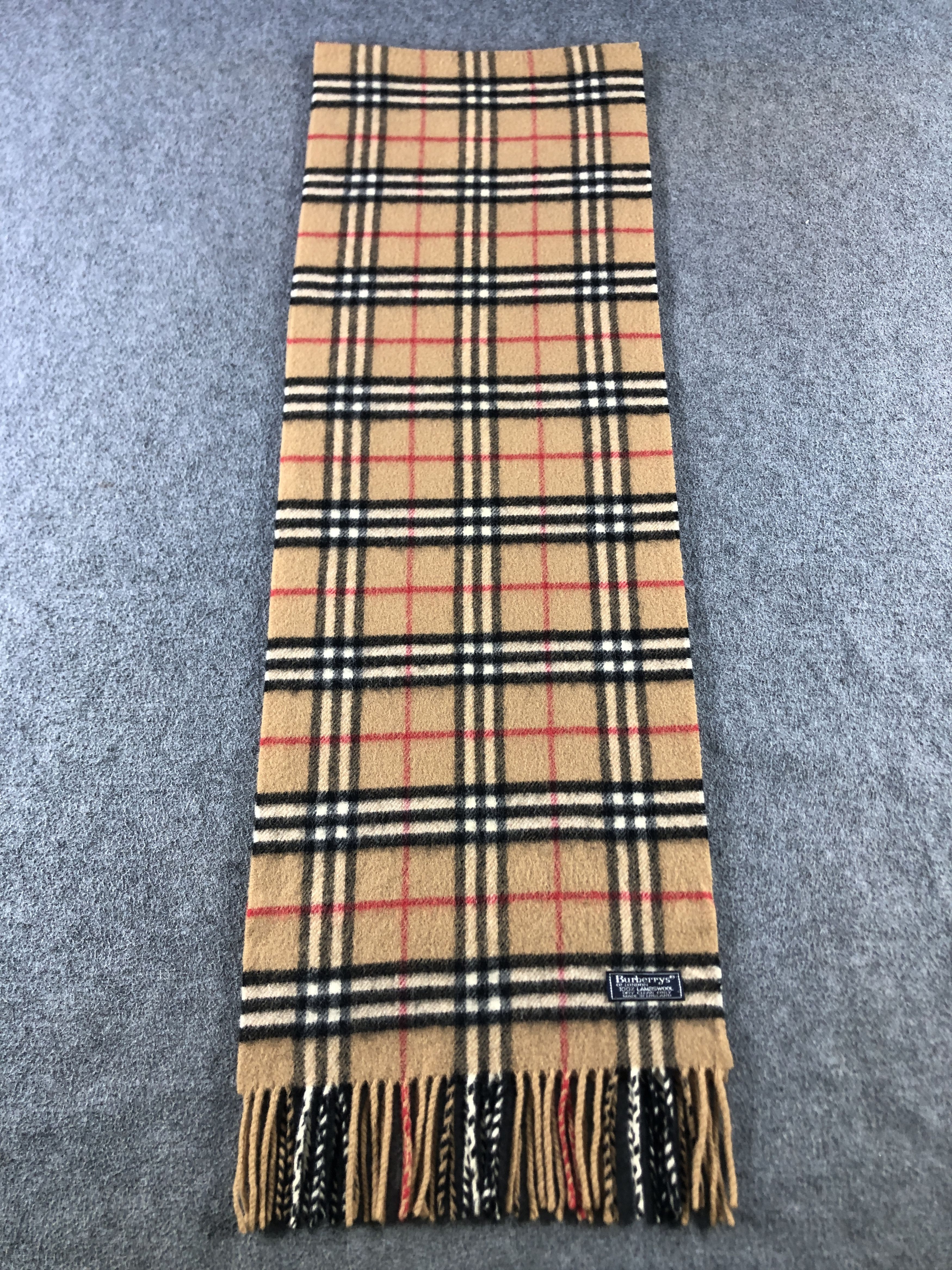 Burberry Burberry Wool Scarf / Muffler / Neckwear P773 Size ONE SIZE - 2 Thumbnail