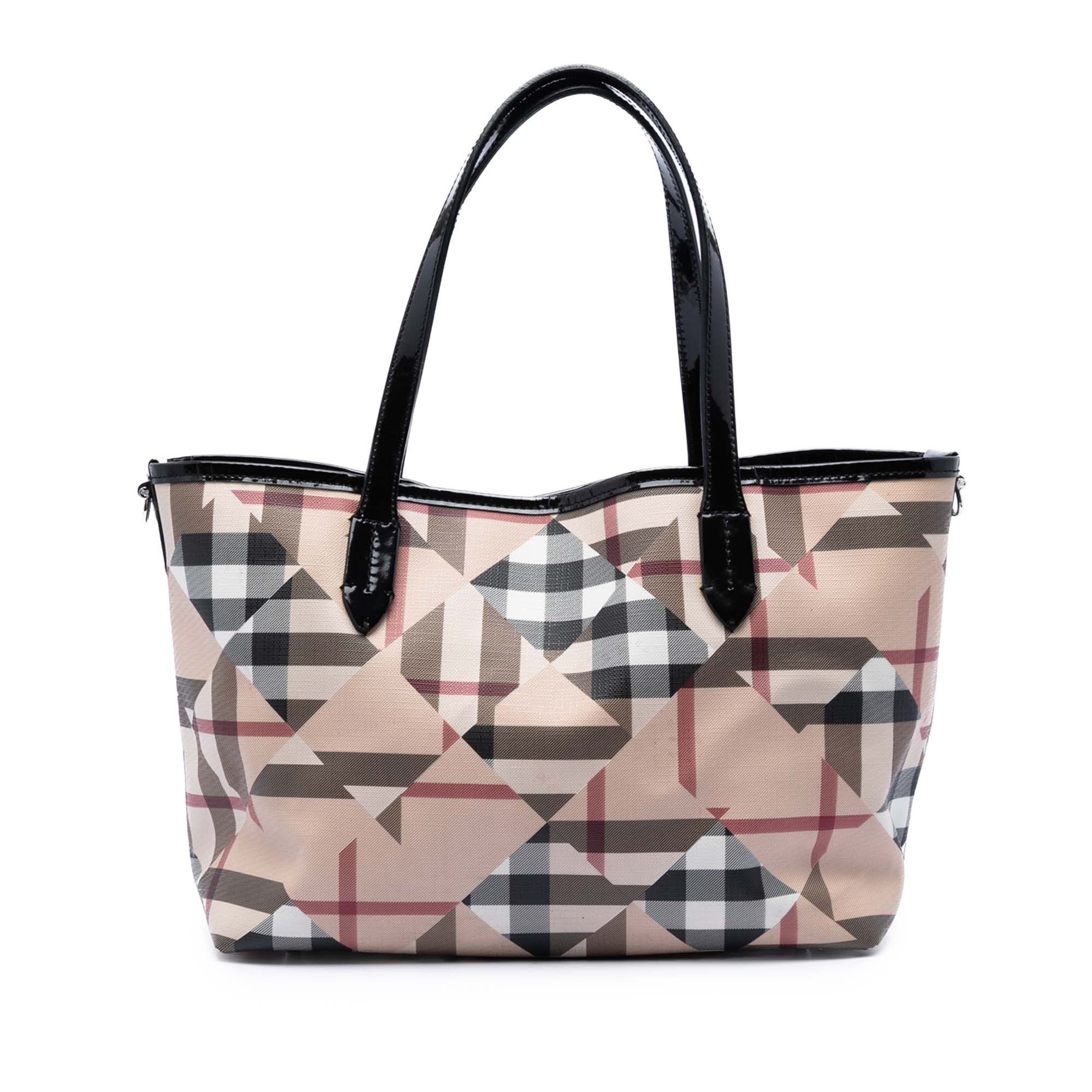 Burberry House Check Coated Canvas Satchel Size ONE SIZE - 1 Thumbnail