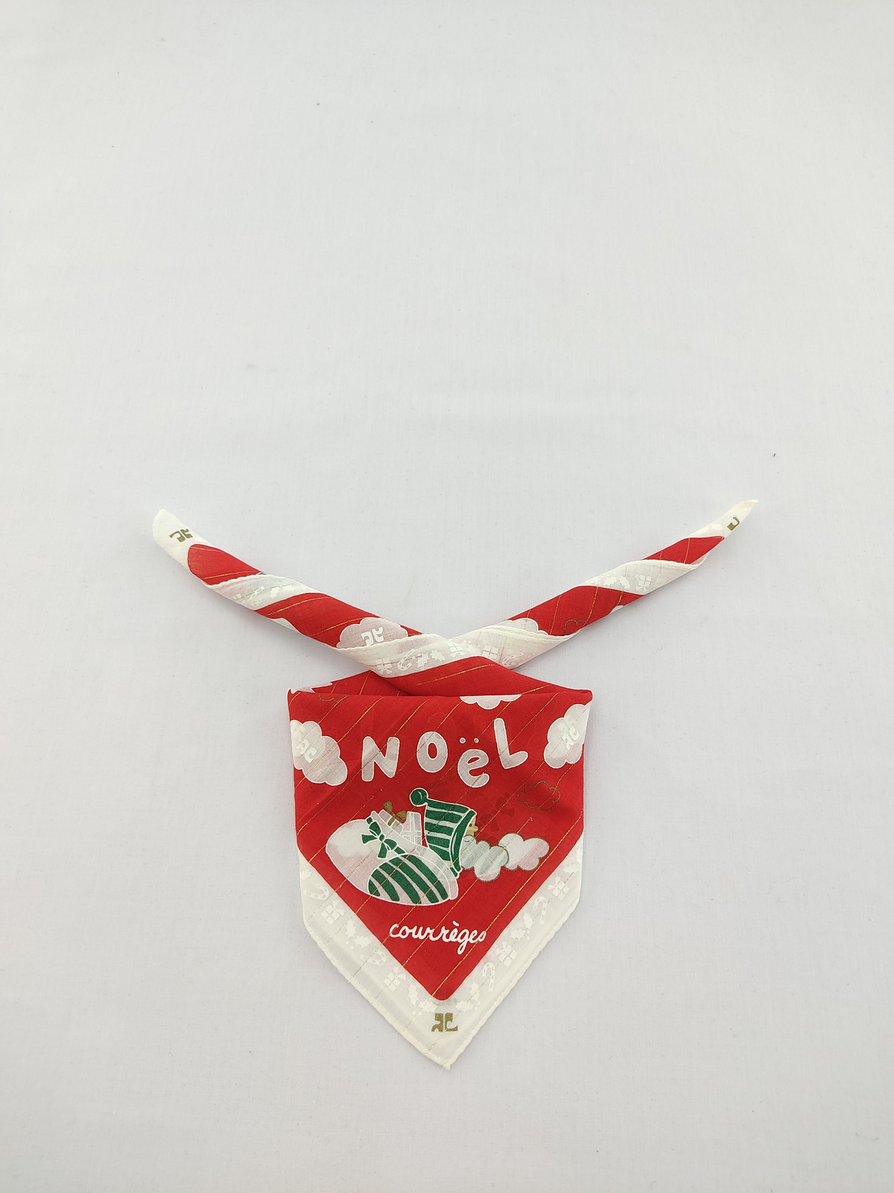 Courreges × Vintage Courreges Handkerchief / Neckwear / Bandana Size ONE SIZE - 1 Thumbnail