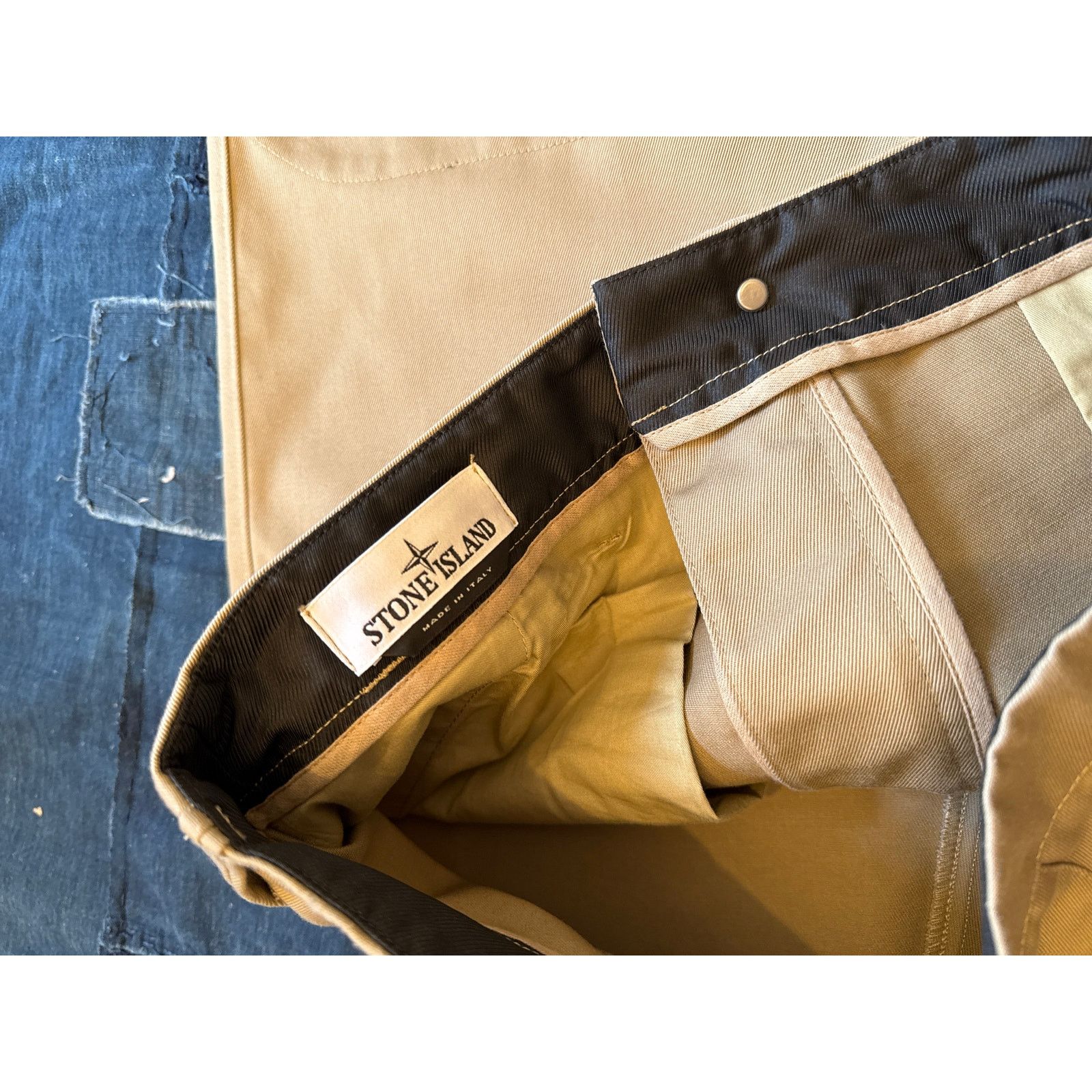 Stone Island Stone Island SS23 Gabardine Workwear Trouser 32 -Khaki Pants Size US 32 / EU 48 - 5 Thumbnail