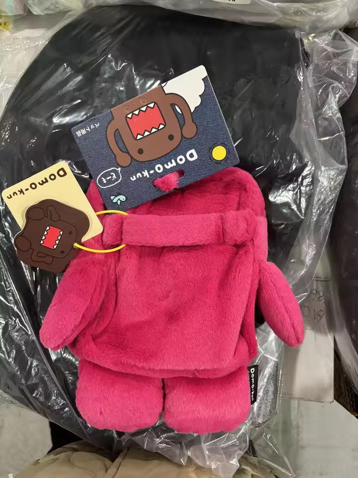 Japanese Brand Kawaii Domo Kun Plush Shoulder Bag Size ONE SIZE - 4 Thumbnail