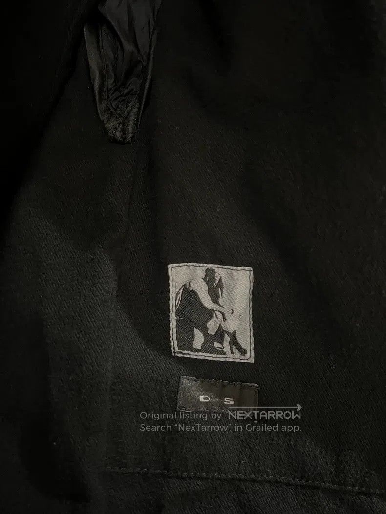Rick Owens Rick Owens Wax Coated Leather Sleeve Denim Jacket and Cott Size US S / EU 44-46 / 1 - 9 Thumbnail